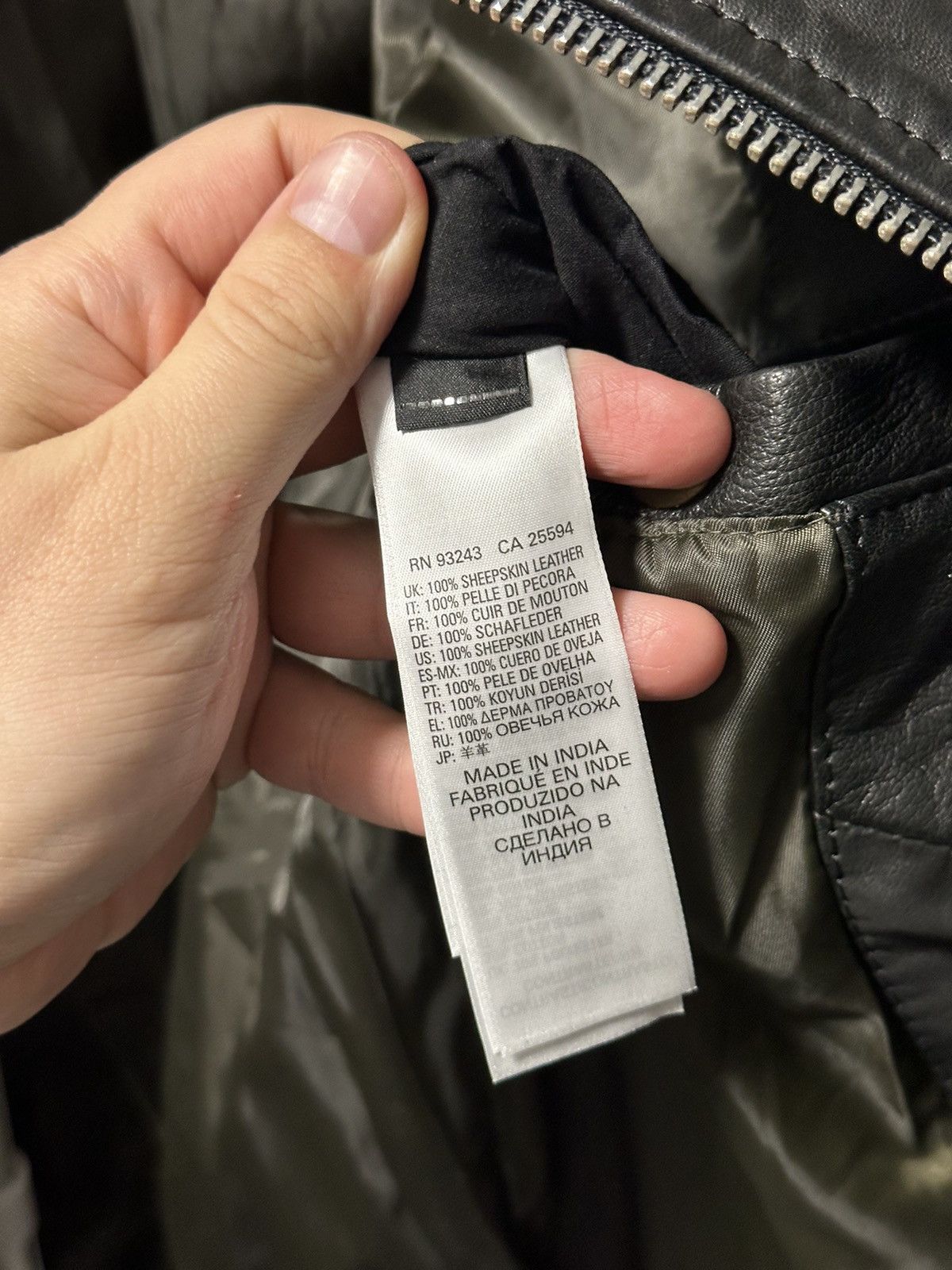 Diesel Vintage Diesel Leather Bomber Black Jacket y2k Size US M / EU 48-50 / 2 - 8 Thumbnail