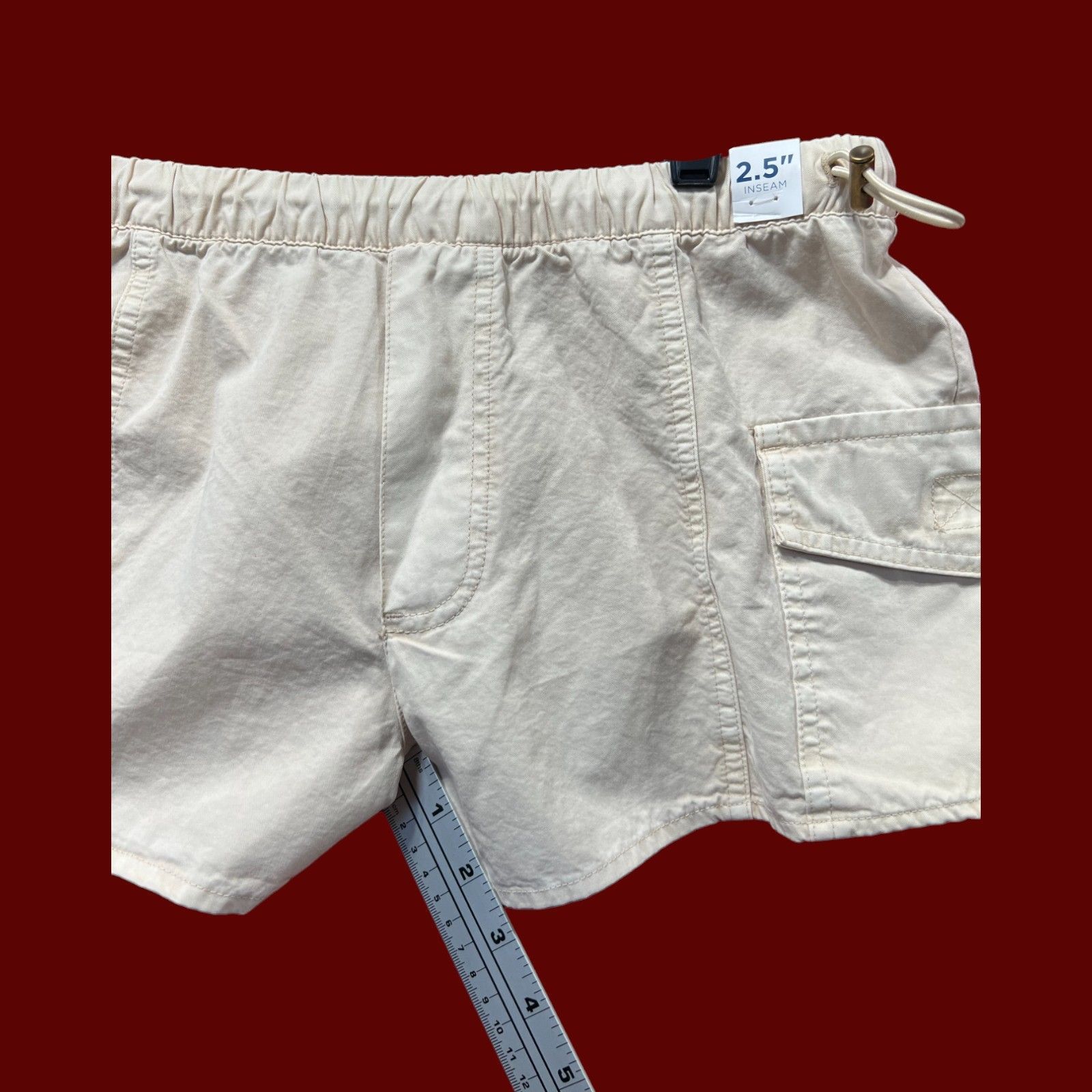 Arizona Jean Co. Arizona - Women's Low Rise Pull-On Short Juniors - Beige - S Size 30" / US 8 / IT 44 - 8 Thumbnail