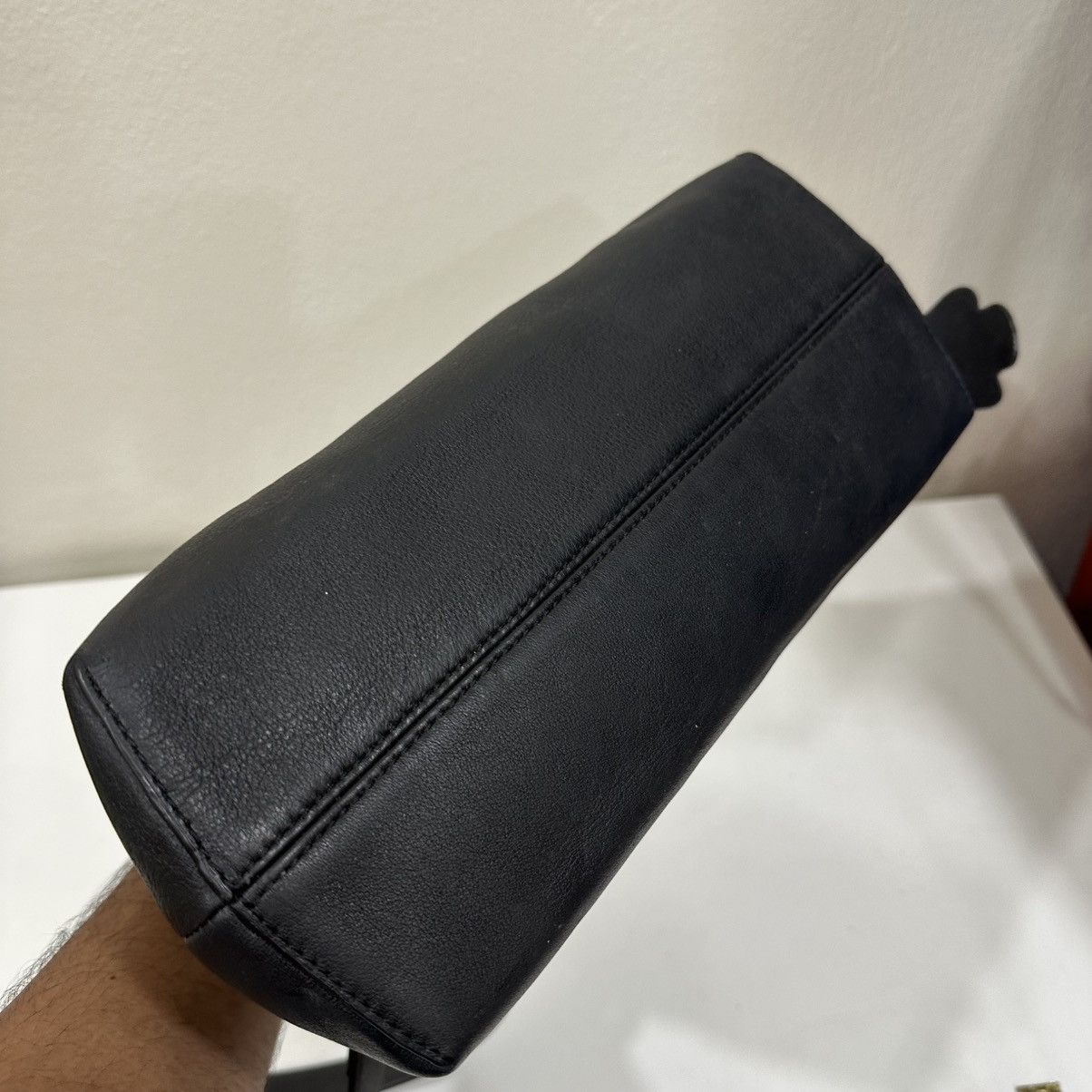 Fendi FENDI ROMA BLACK LEATHER AND PHYTON SMALL BY THE WAY SATCHEL Size ONE SIZE - 5 Thumbnail