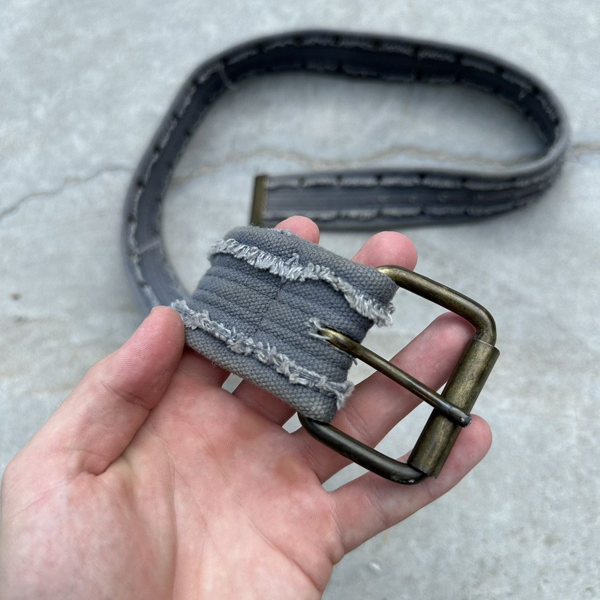 Japanese Brand × Vintage Vintage Japanese Style Knit Belt Y2K Style USA 00s Size ONE SIZE - 4 Thumbnail