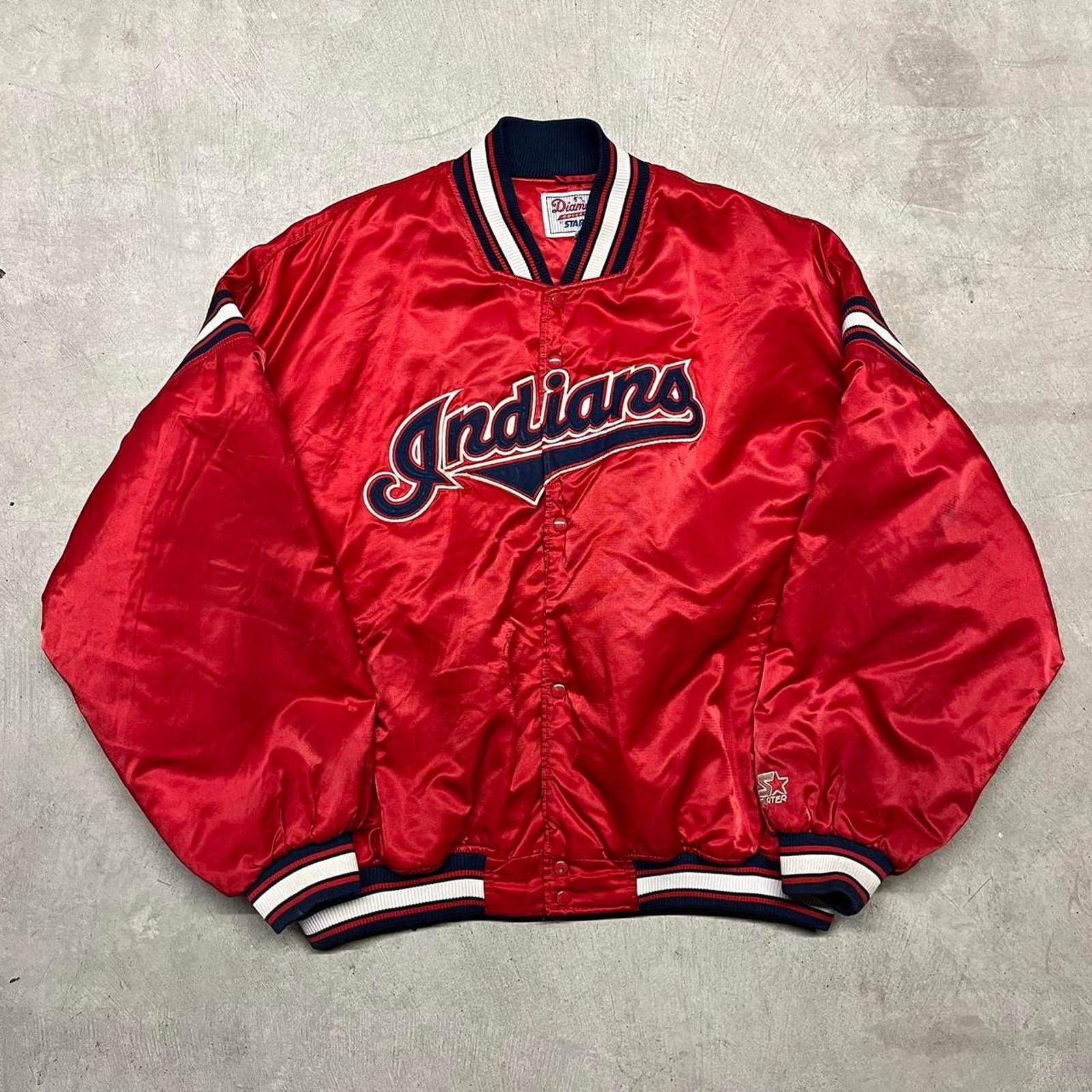 Starter Vintage 90s Cleveland Indians Starter Jacket | Grailed