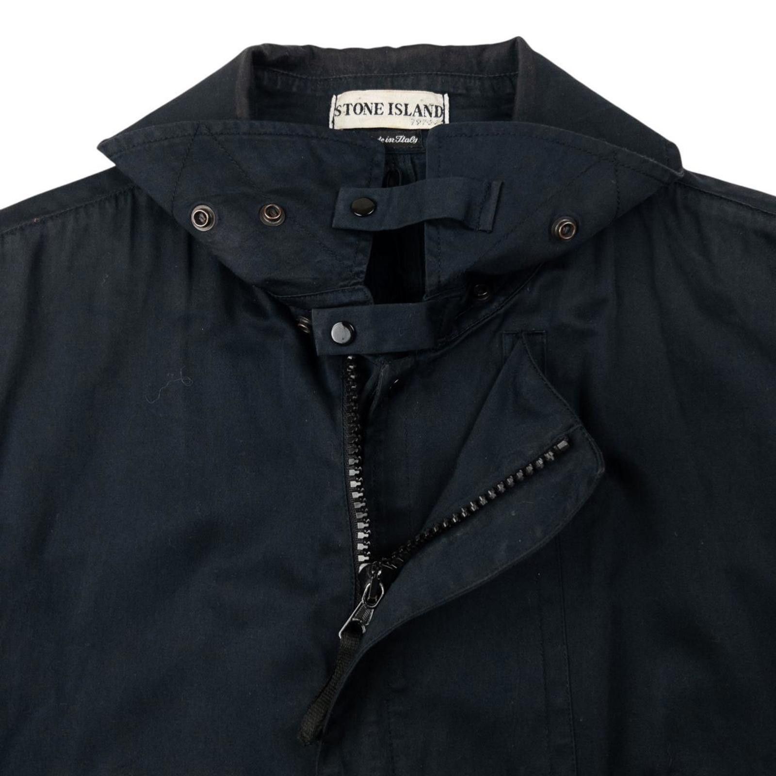 Vintage Stone Island Raso Gommato Zip Up Jacket Size L
