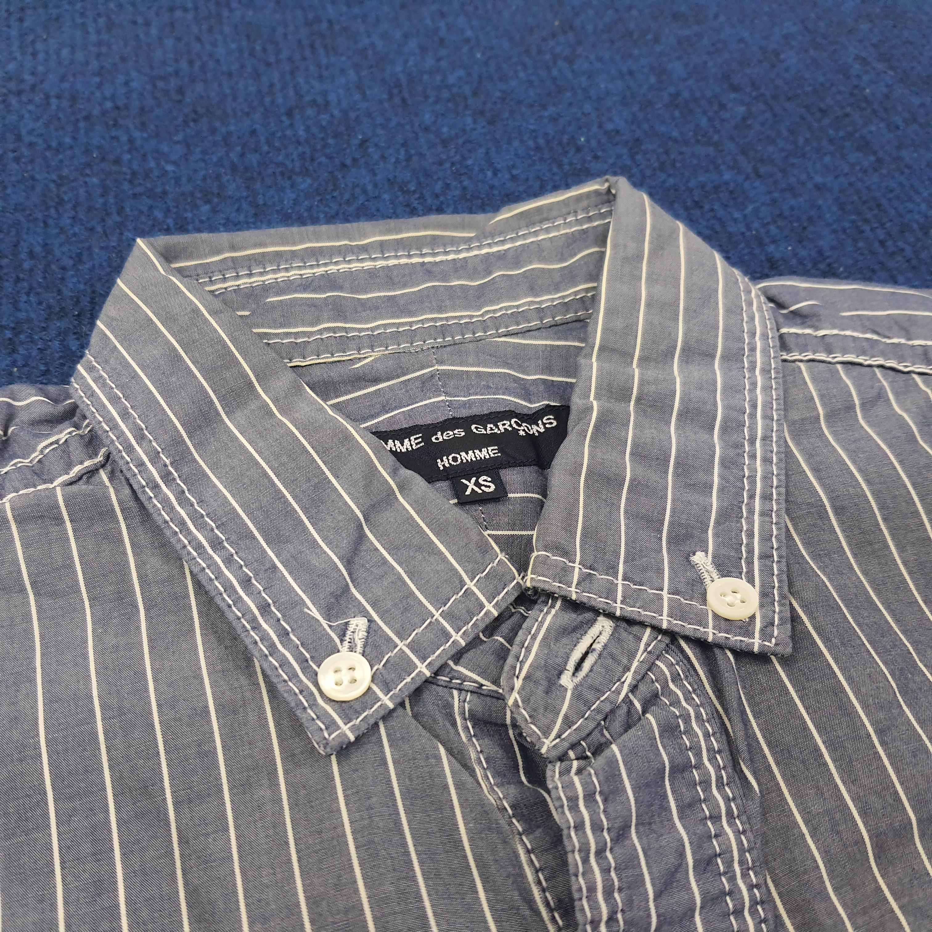 Comme des Garcons Homme × Japanese Brand × Vintage Vintage Comme Des Garcons Homme Button Up Shirt C219N51 Size US S / EU 44-46 / 1 - 4 Thumbnail