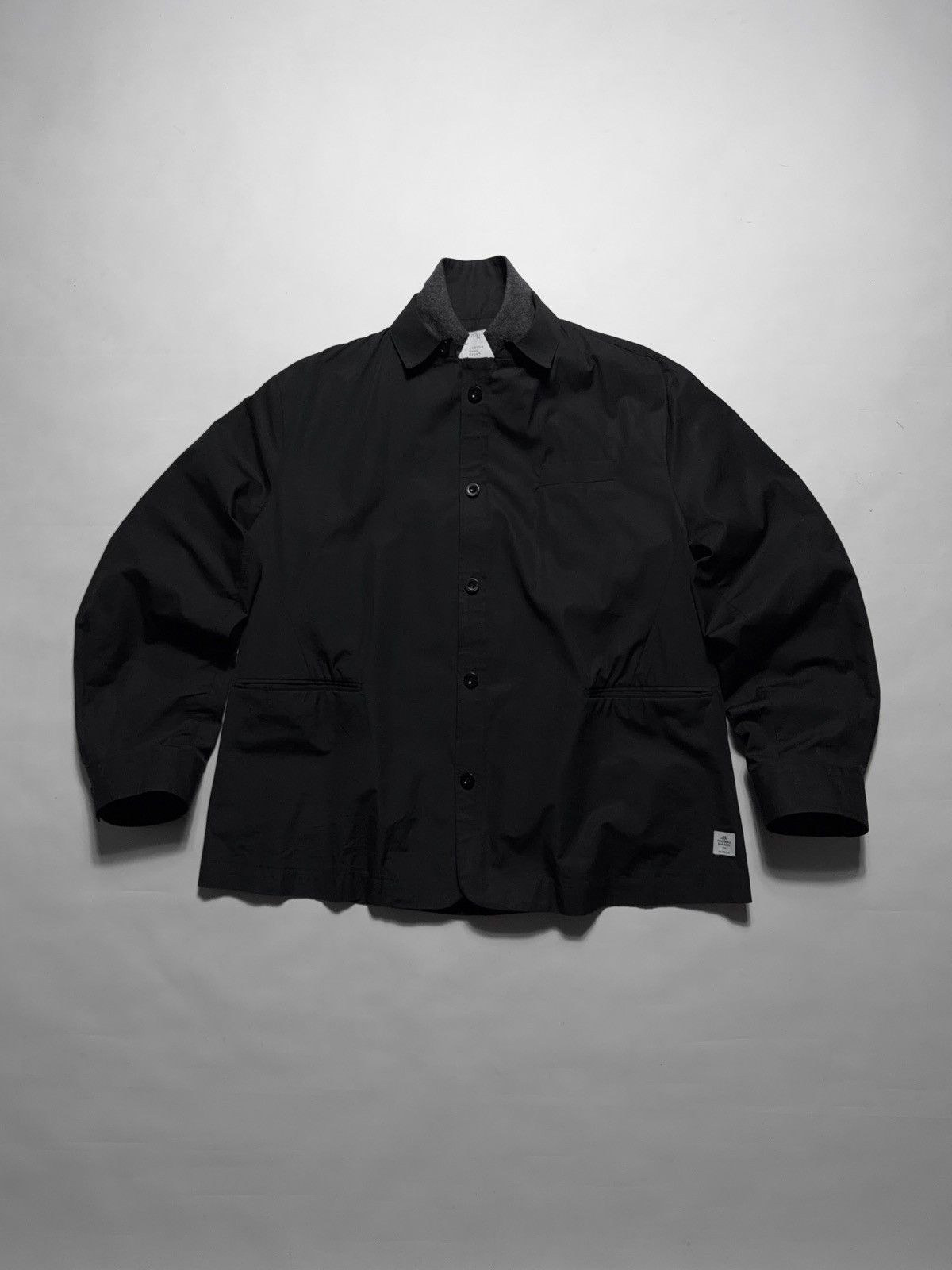 Sacai Sacai x Thomas Mason Poplin Cotton Shirt Jacket Size US M / EU 48-50 / 2 - 1 Thumbnail