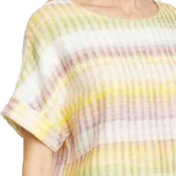 Anthropologie Dolan Johnny Ombré Striped Short Sleeve Blouse - XS/S Size S / US 4 / IT 40 - 5 Thumbnail