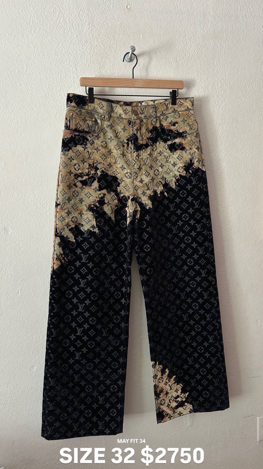 Louis Vuitton Louis Vuitton Fire Cloud Pants Size US 32 / EU 48 - 3 Thumbnail