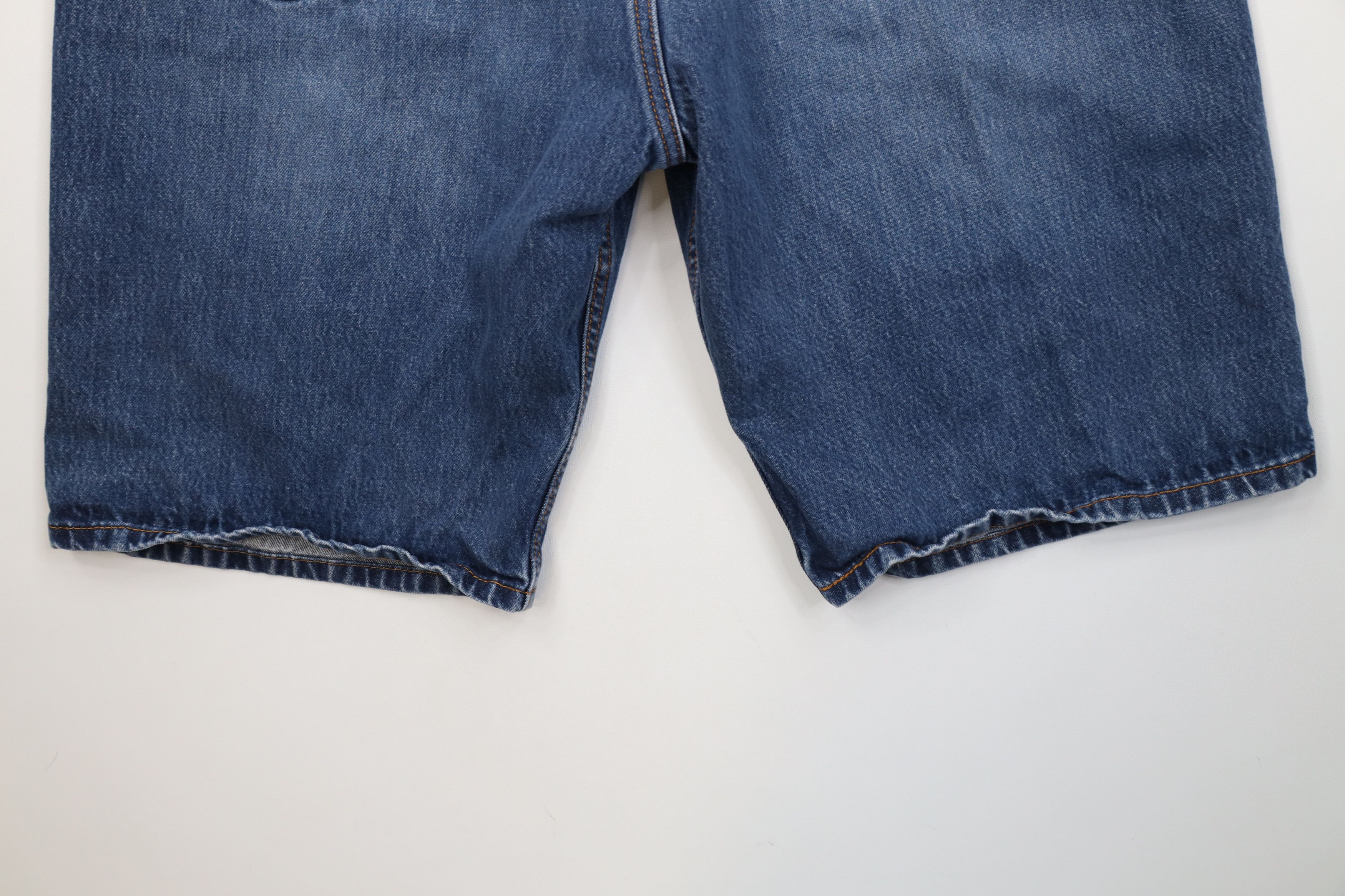 Levi's Vintage Y2K Levis 569 Loose Fit Denim Jean Shorts Jorts Blue Size US 36 / EU 52 - 13 Thumbnail