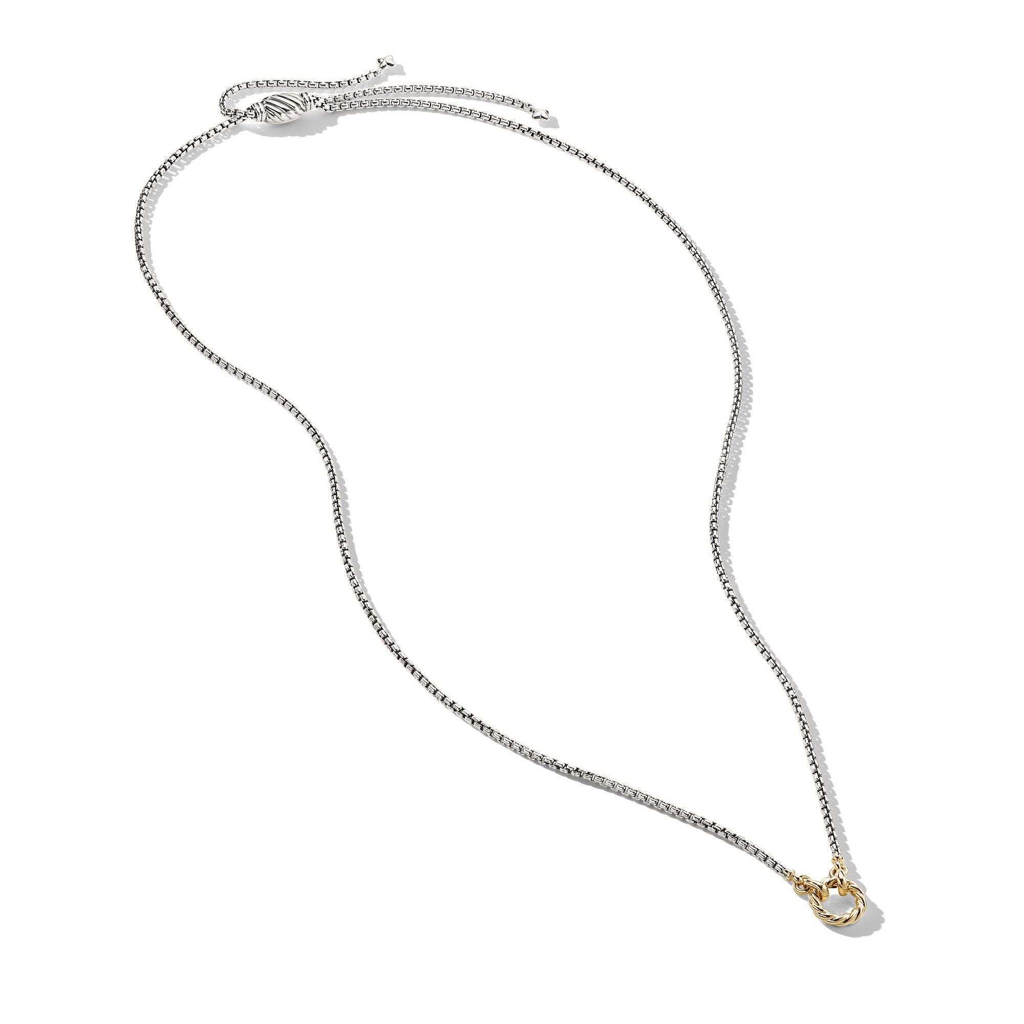 David Yurman o1w1db10525 N14170 Necklace in Silver with 18K Yellow Gold Size ONE SIZE - 2 Thumbnail