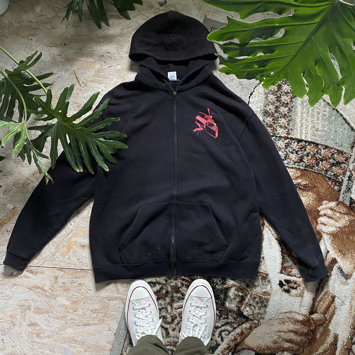 Band Tees × Vintage VINTAGE Y2K KARNIVOOL AWESOME SUN FADED BAND ZIP HOODIE Size US XXL / EU 58 / 5 - 2 Thumbnail