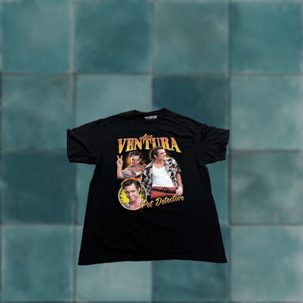 Other VINTAGE Ace Ventura Shirt Mens Large Black Graphic Tee 1990s Pet Detective Jim Carrey Mens L Size US L / EU 52-54 / 3 - 1 Thumbnail
