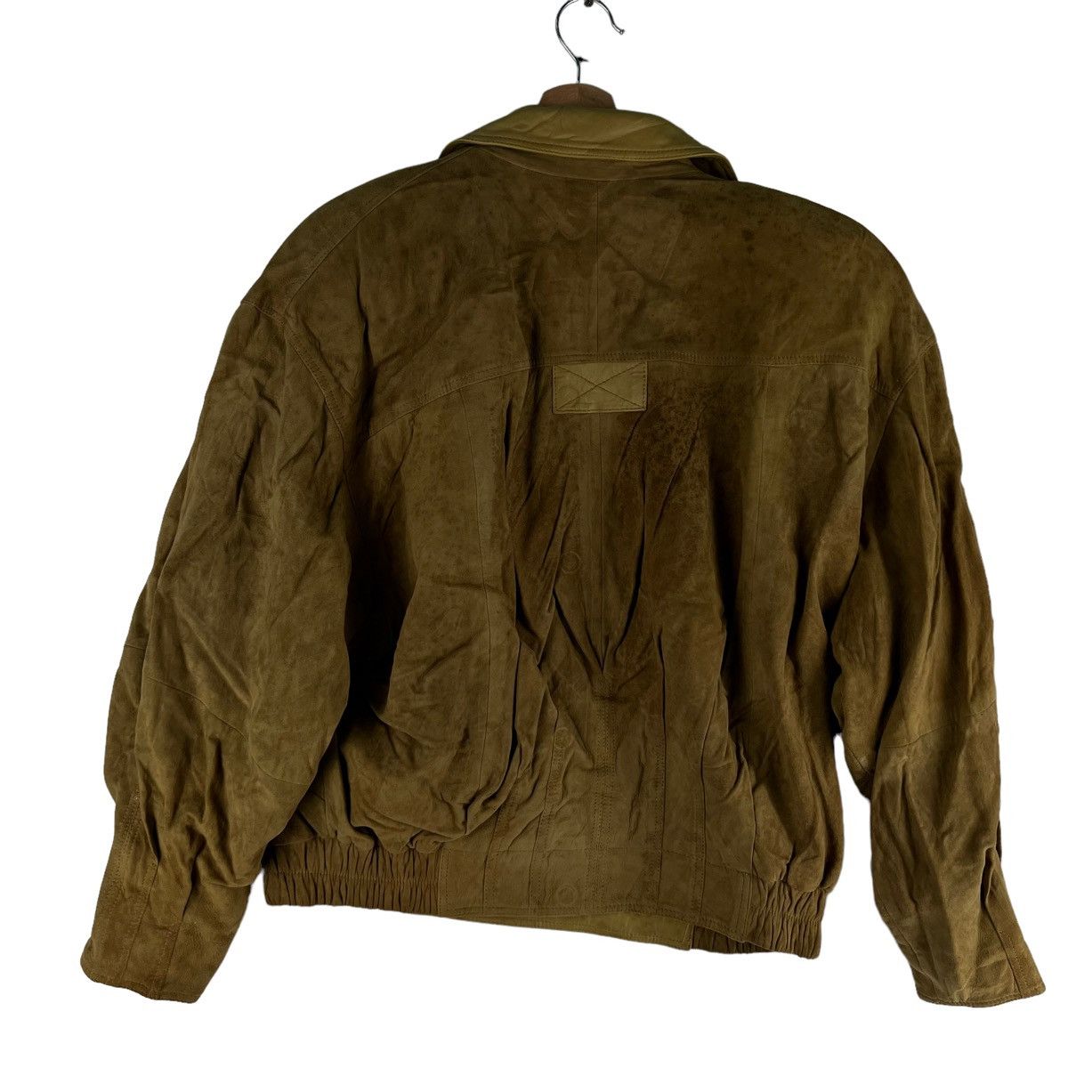 Genuine Leather 🔥90’s Bomber Leather Jacket Flight Vision Issey Miyake Size US M / EU 48-50 / 2 - 7 Thumbnail