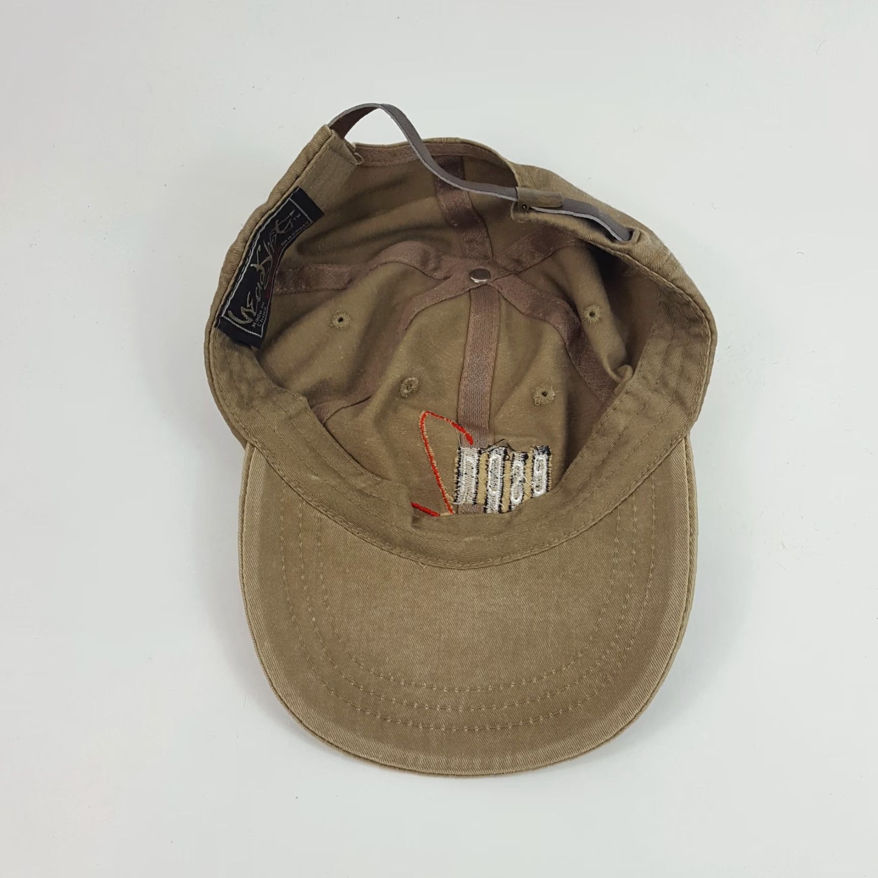 Vintage VINTAGE Head Shot Snapback Baseball Cap Hat, ESPN 2 Sports TV, Adjustable, One Size, Beige, 90s, Y2K, Mens Size ONE SIZE - 6 Thumbnail