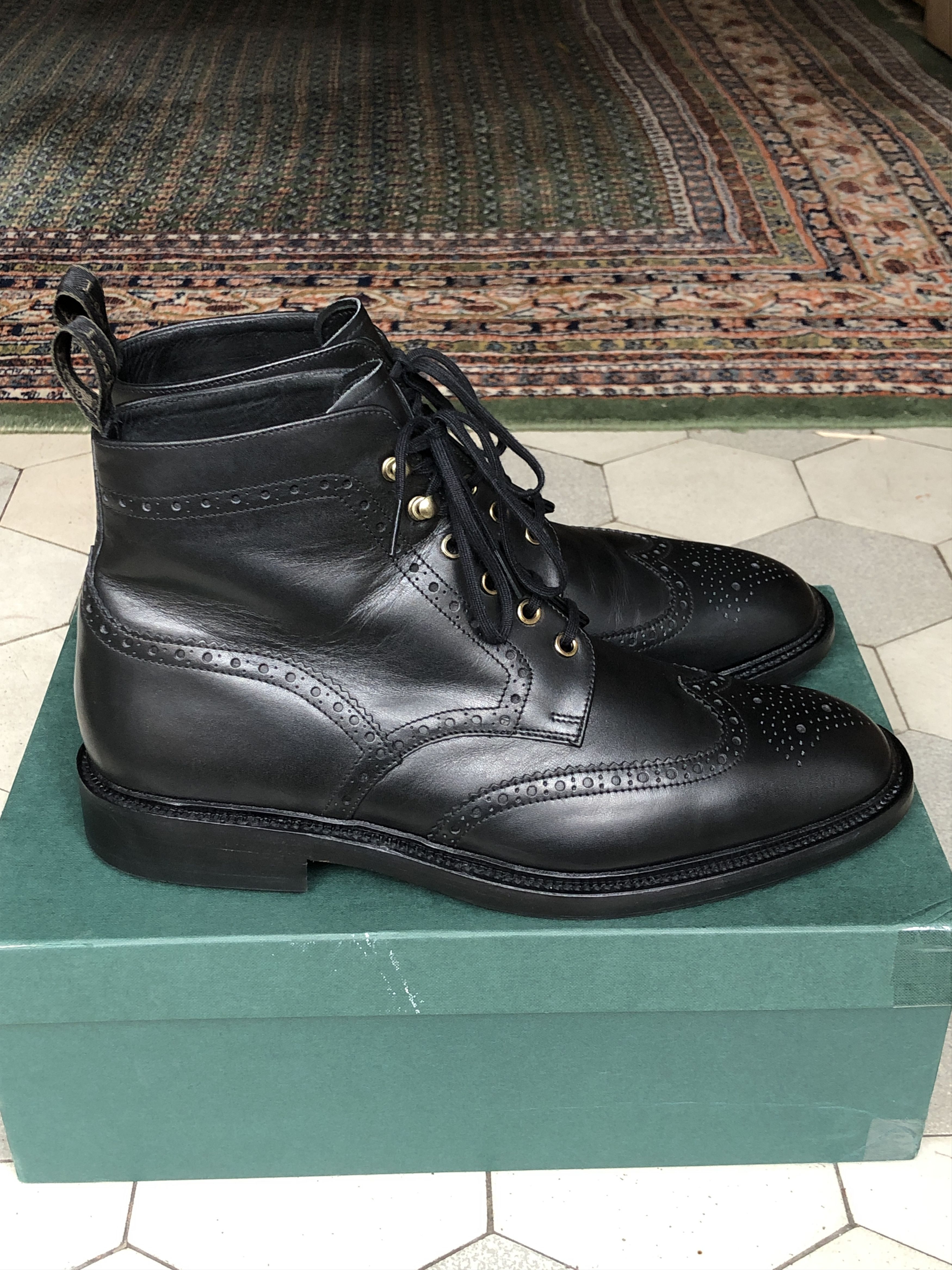 Loake Loake "Burford 2" brogue boots customised UK 10 Size US 11 / EU 44 - 7 Thumbnail