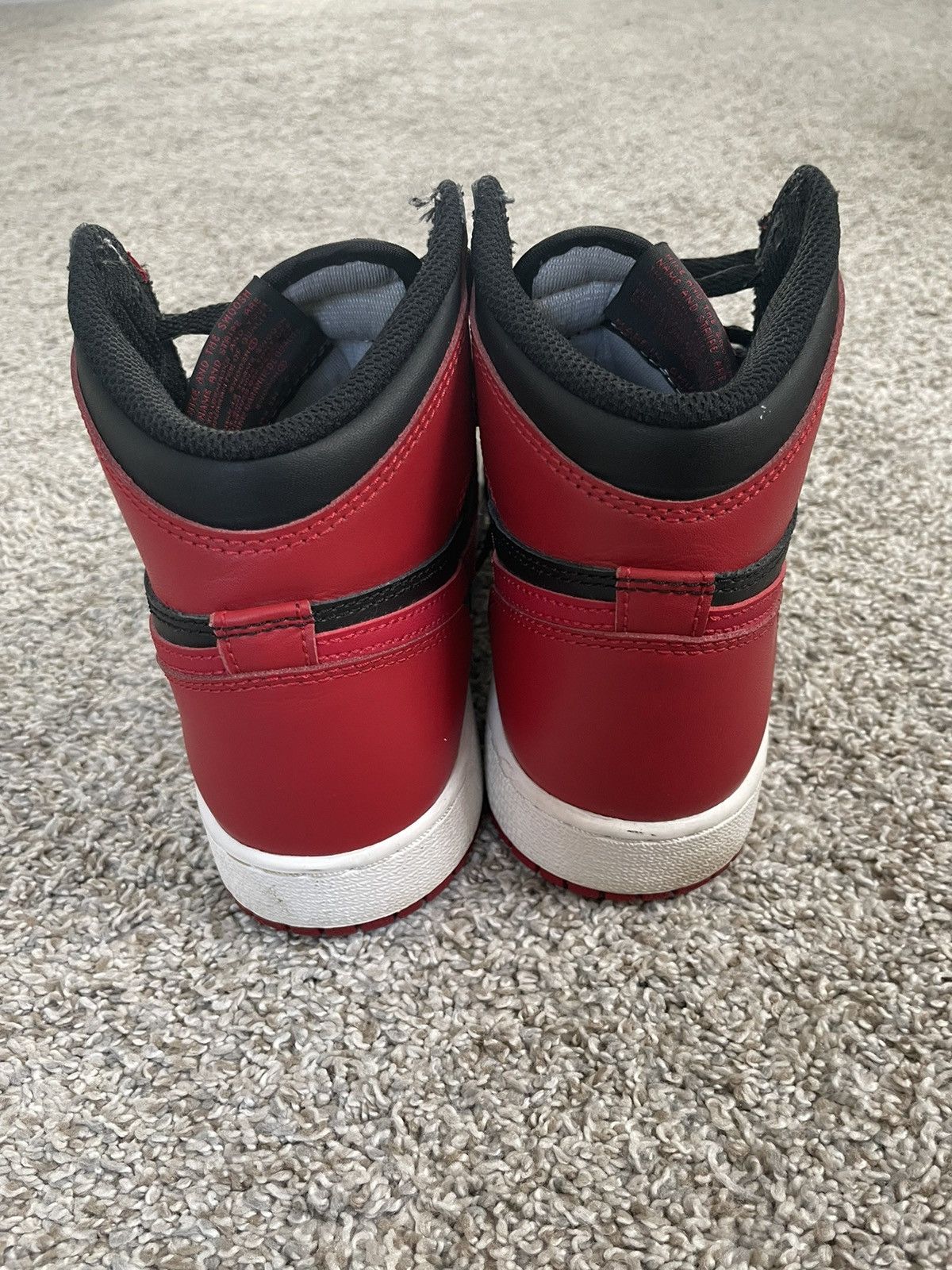 Jordan Brand Air Jordan 1 Retro OG Bred Size US 6 / EU 39 - 6 Thumbnail