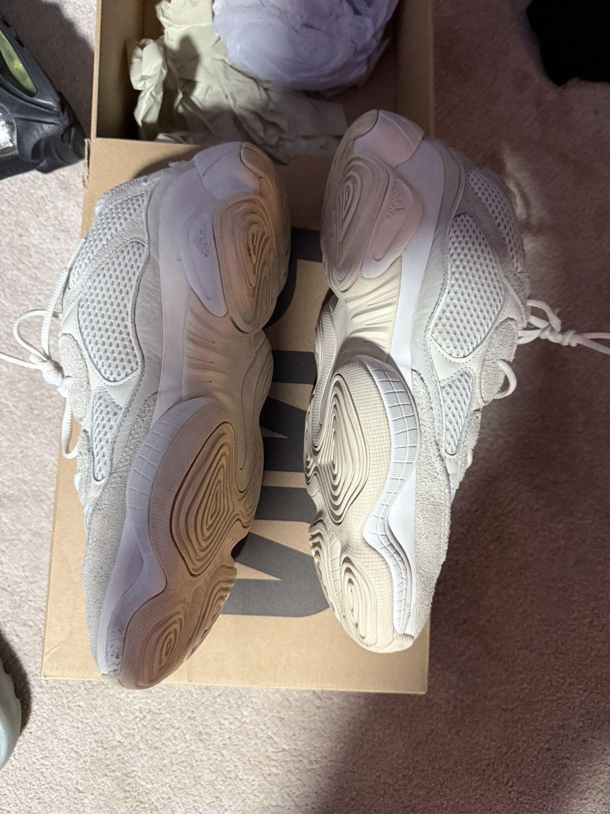 Adidas × Kanye West × Yeezy Yeezy 500 bone white. Size US 13 / EU 46 - 4 Thumbnail