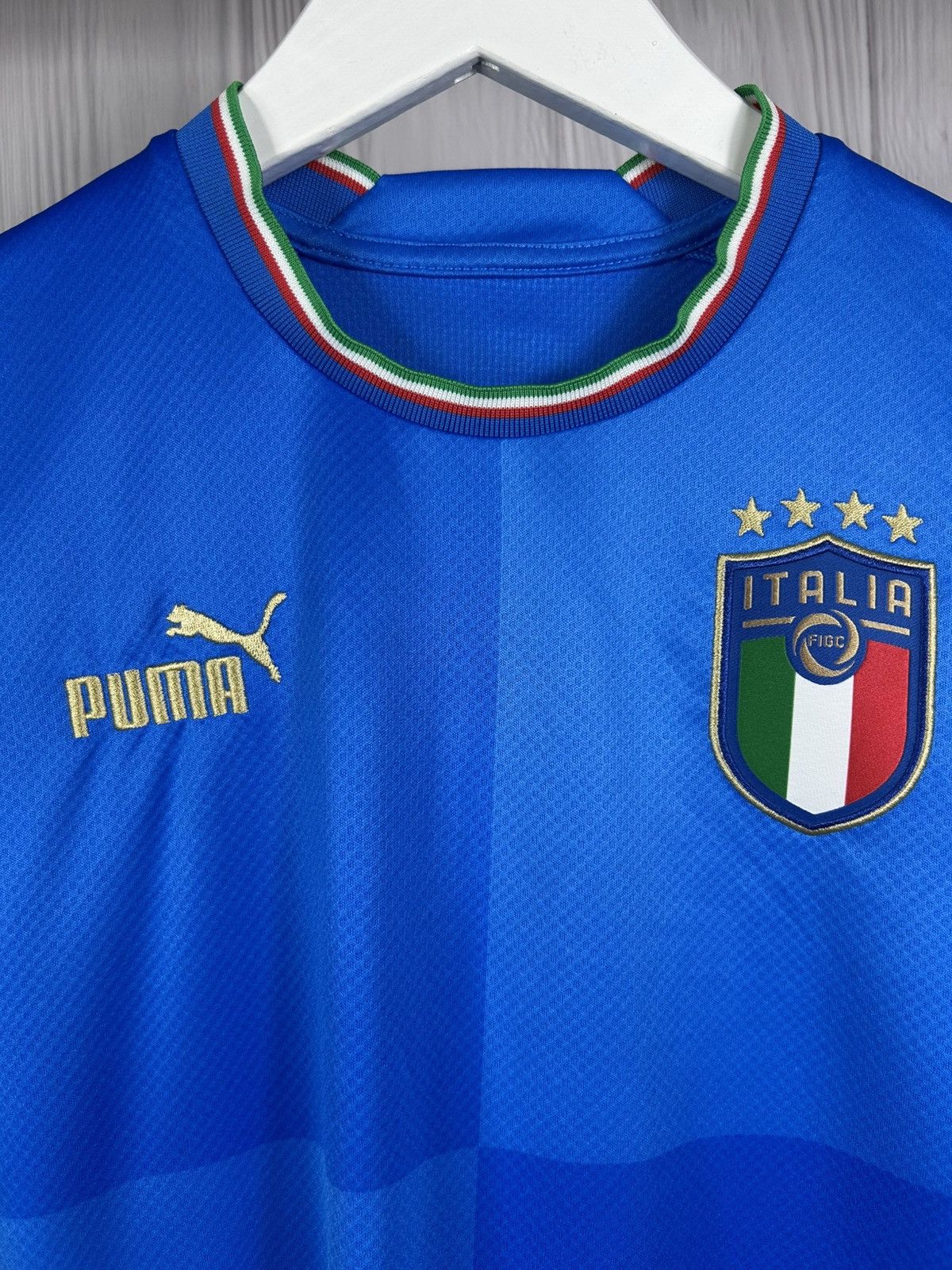 Puma Italy 2022/23 Home Jersey Boys XL 15-16Y 176cm Puma T-Shirt Size US XL / EU 56 / 4 - 4 Thumbnail