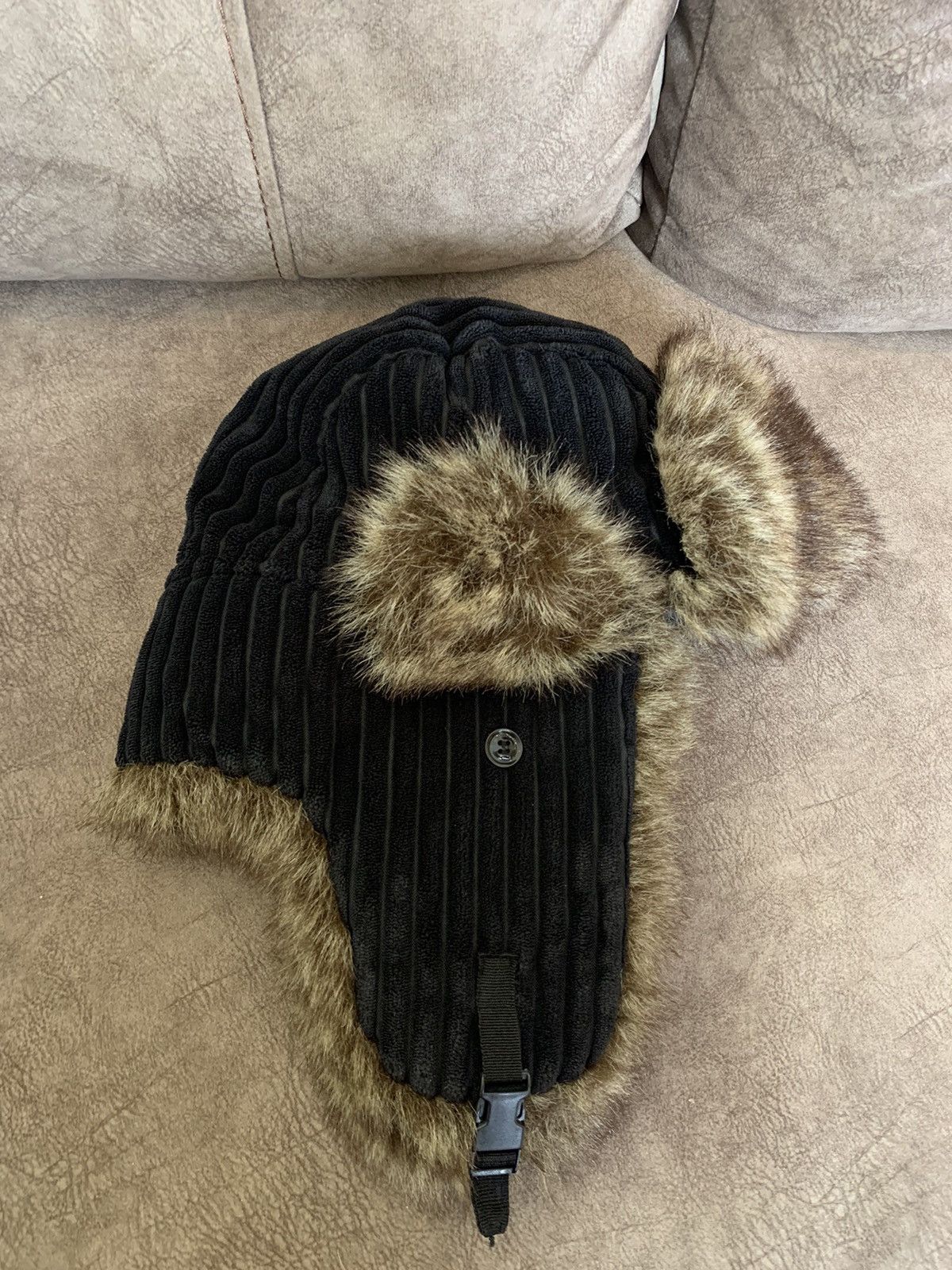Japanese Brand Y2K Ushanka Hat Size ONE SIZE - 1 Thumbnail