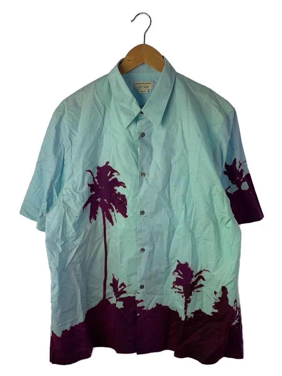 Dries Van Noten Len Lye Palm Tree Short Sleeve Button Shirt Size US L / EU 52-54 / 3 - 1 Thumbnail