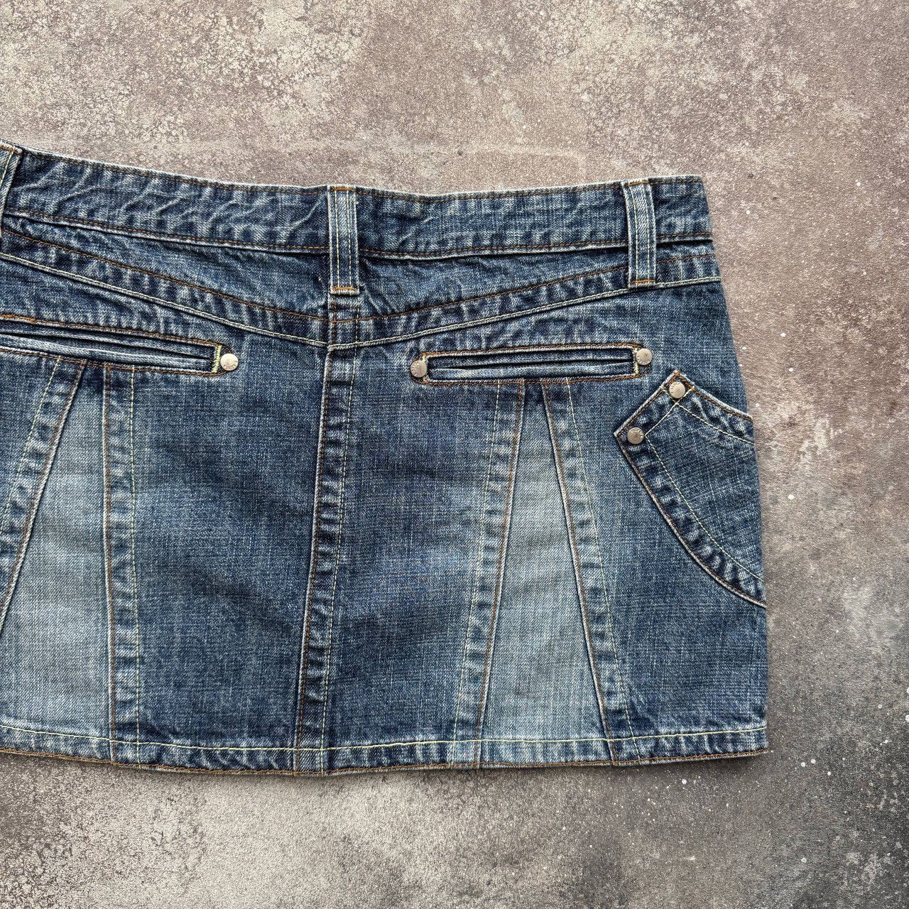 Hysteric Glamour Fishbone Y2K Vintage Glamour Low Rise Mini Skirt Size 30" / US 8 / IT 44 - 7 Thumbnail