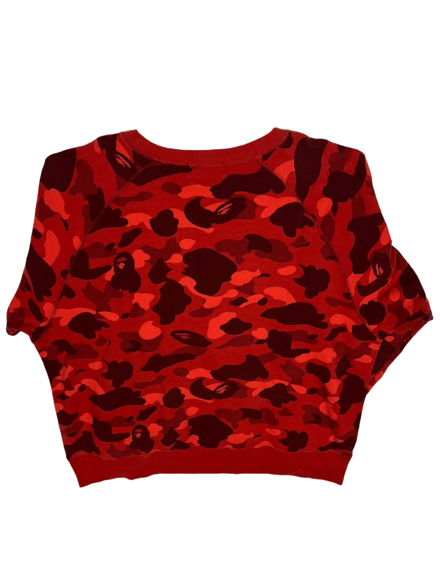 Bape BAPE x Swarovski Red Crazy Camo Crewneck Size US M / EU 48-50 / 2 - 3 Thumbnail