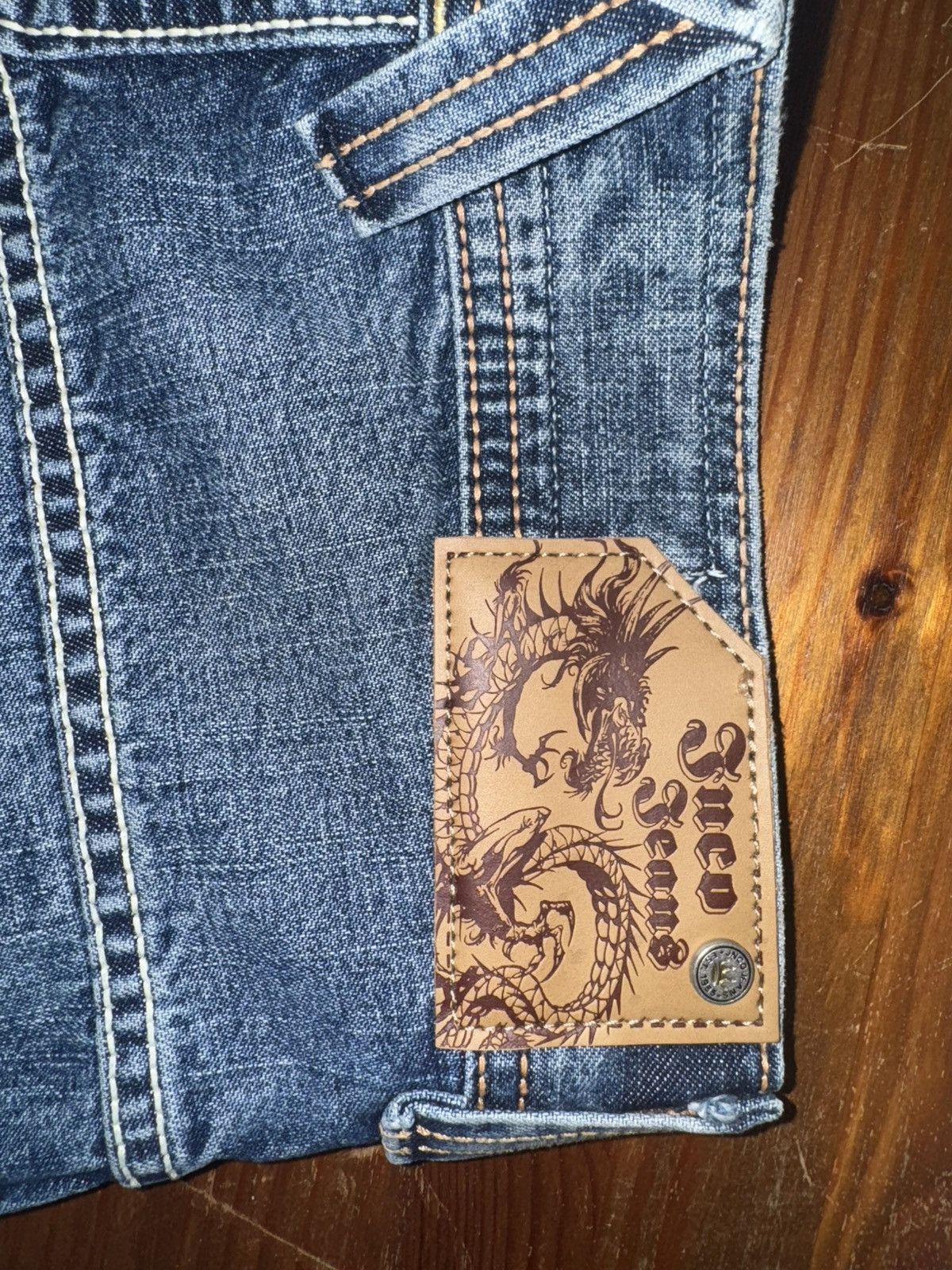 JNCO JNCO W Royal Hand-Sand Dark Stone Size 23" - 4 Thumbnail