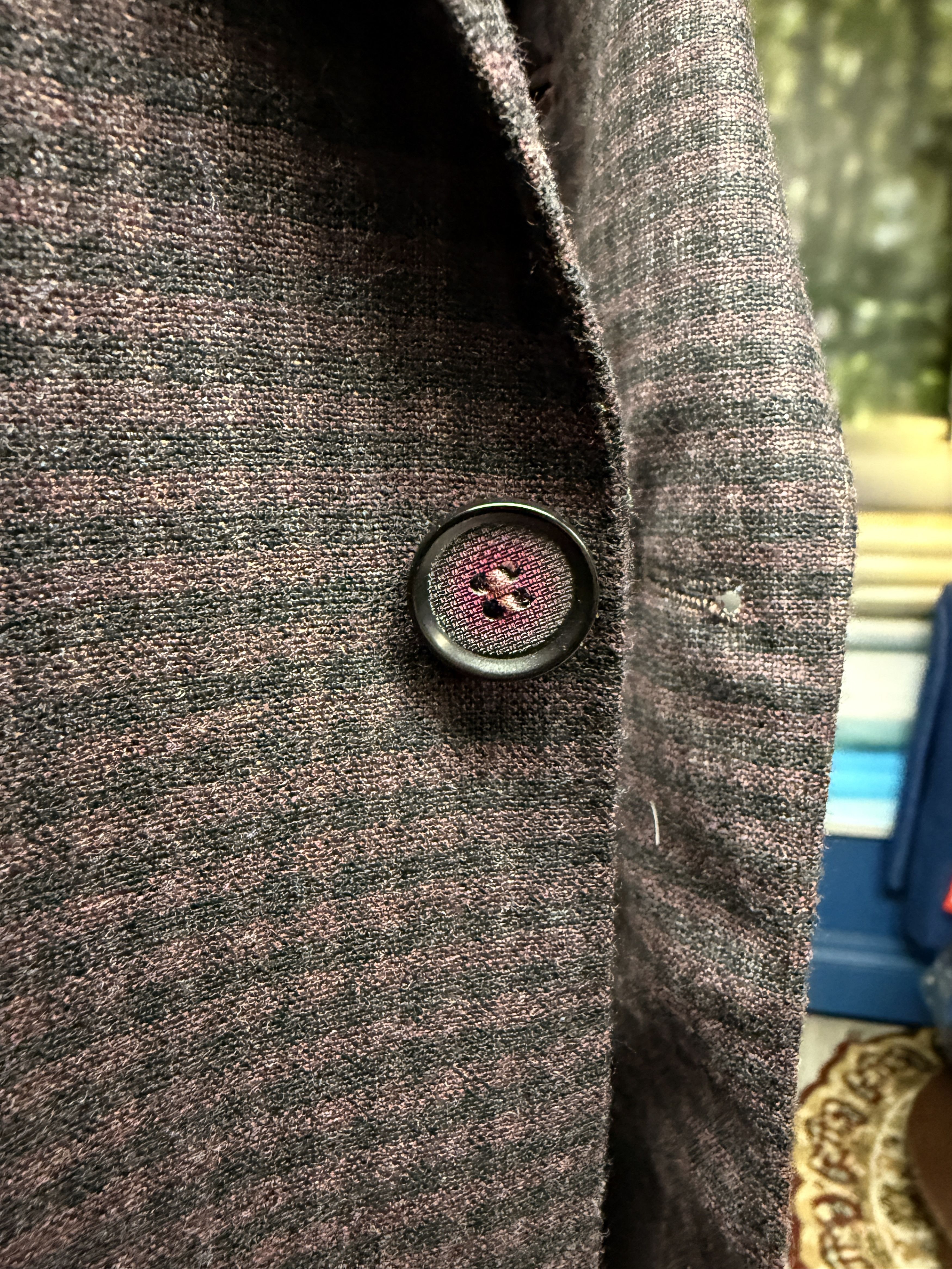 Designer × Other Sartoria Tosi 44R Maroon Plaid Sport Jacket Size 44R - 12 Thumbnail