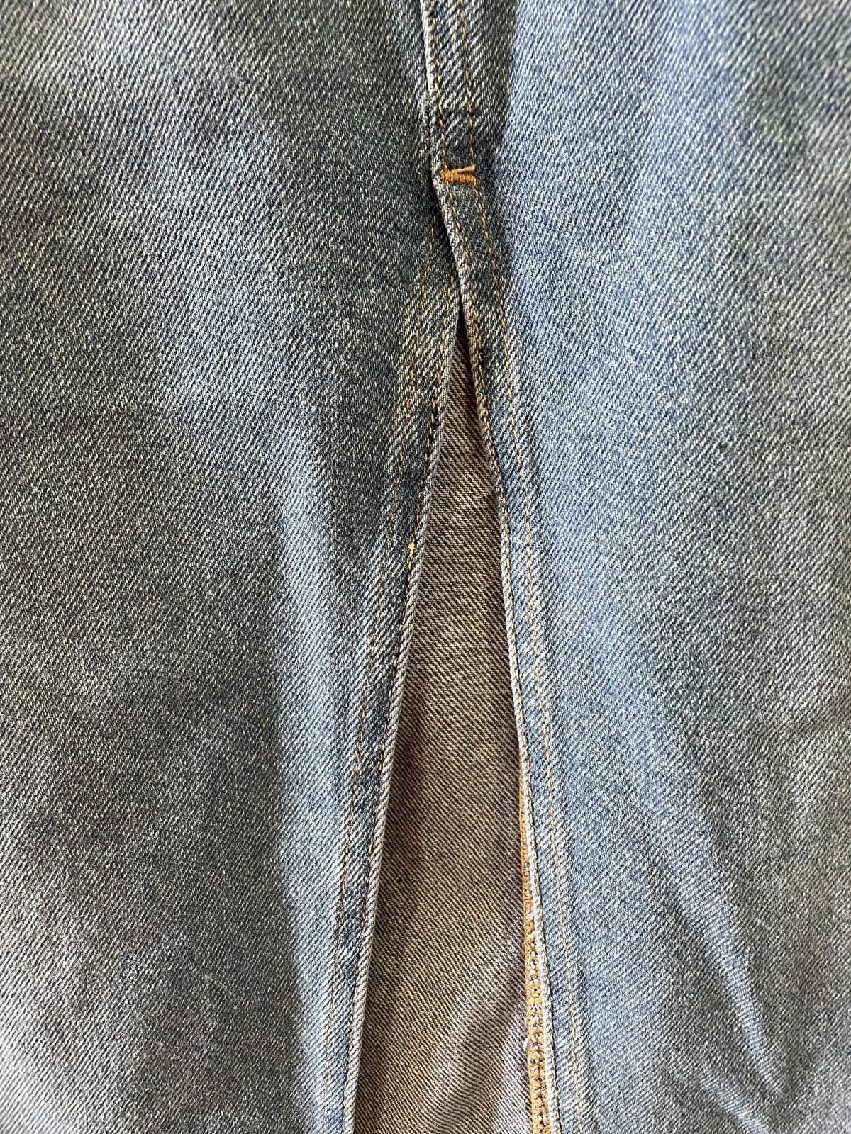 Unknown London Women's Denim Skirt with Front Slit Size 30" / US 8 / IT 44 - 3 Thumbnail
