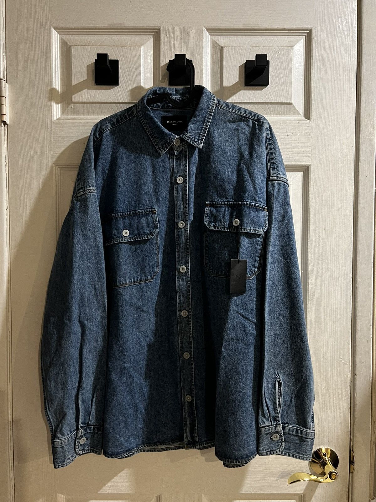 Fear of God Fear of God (FOG) L/S Button Up Shirt Size US M / EU 48-50 / 2 - 1 Thumbnail