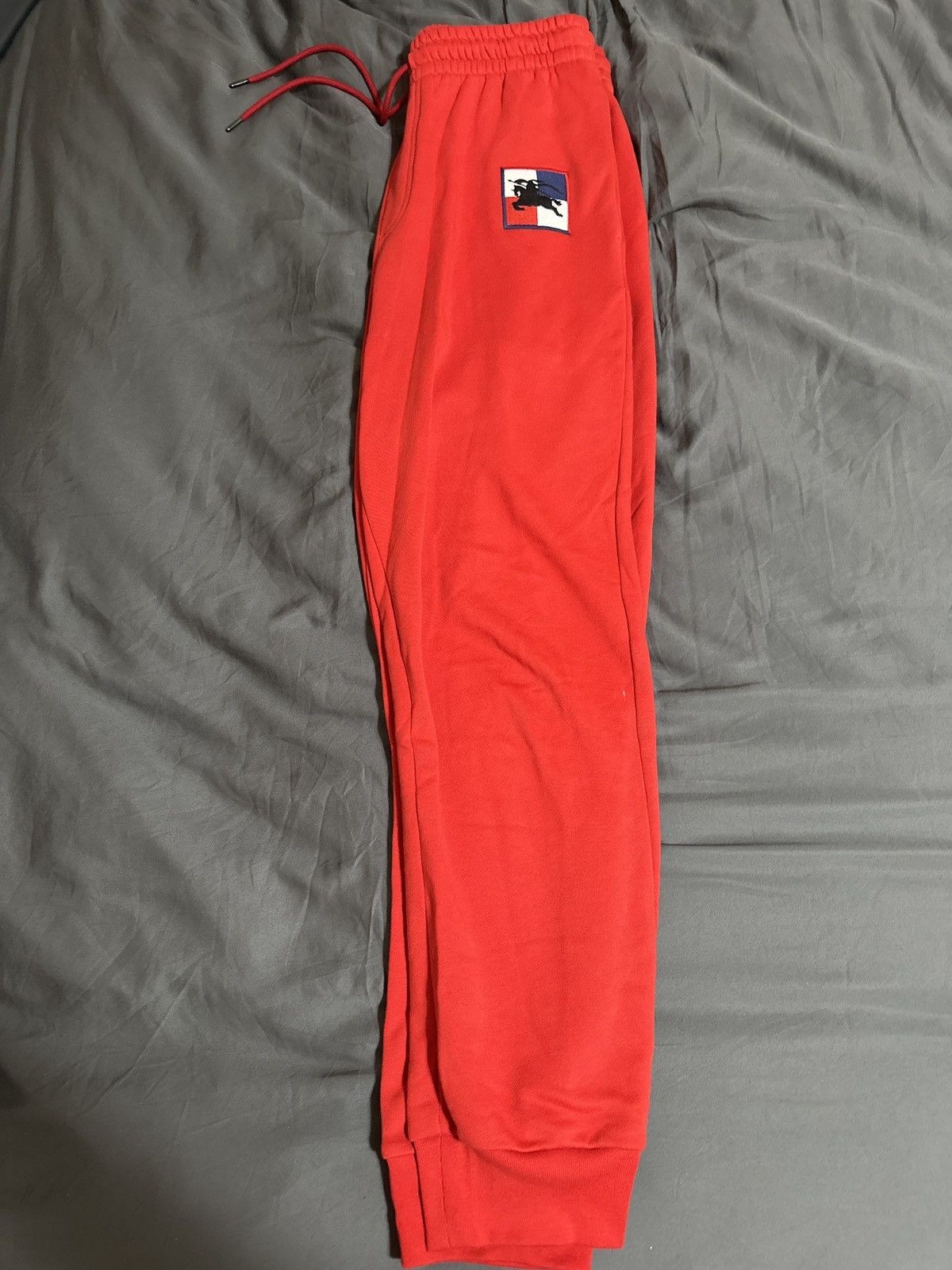 Burberry Burberry Red Chequer EKD Munley Sweatpants Size US 31 - 1 Thumbnail