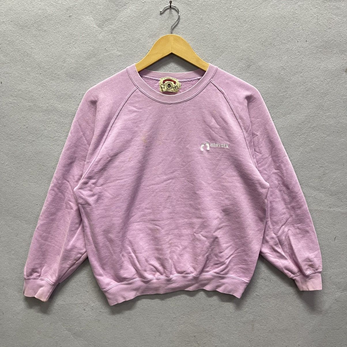 Hang Ten Vintage Hang Ten Lavender Crewneck Sweatshirt – Made in USA Size US S / EU 44-46 / 1 - 1 Thumbnail