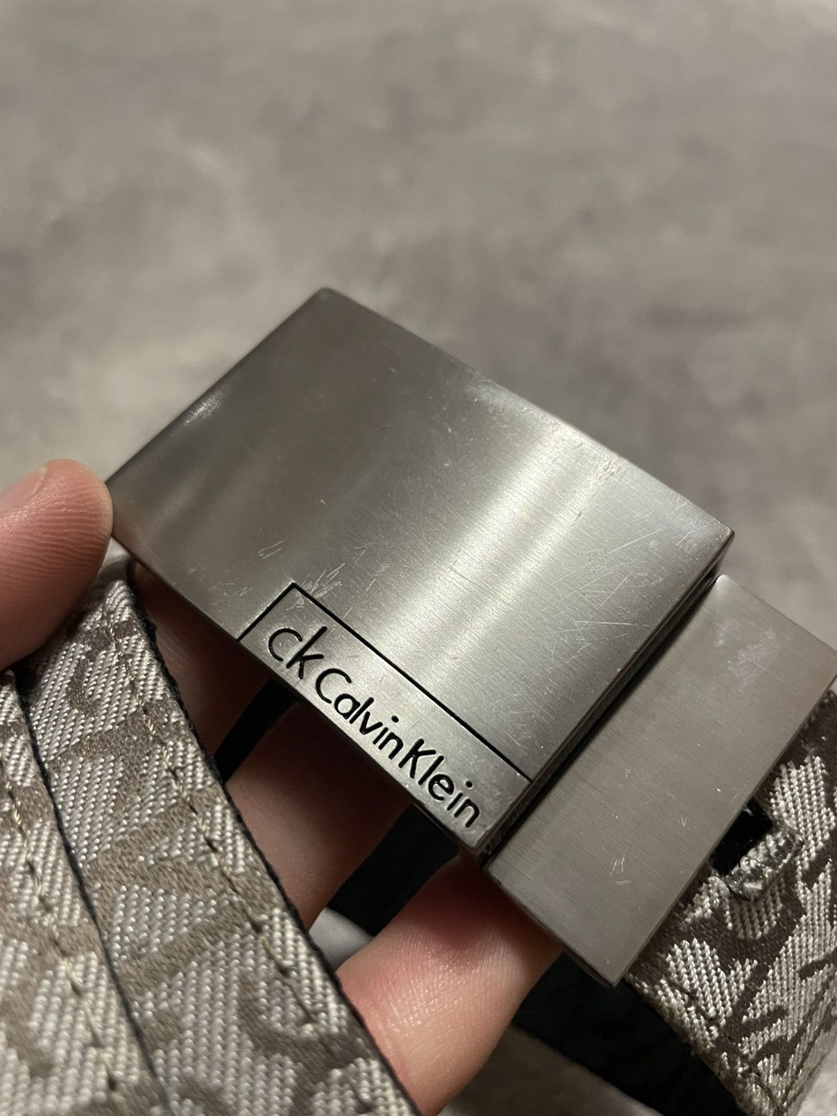Calvin Klein Vintage Calvin Klein Reversible Belt Y2K Size ONE SIZE - 5 Thumbnail