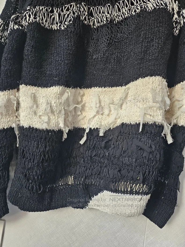 Ann Demeulemeester Ann Demeulemeester Knitted Sweater Jacket. Size XS / US 0-2 / IT 36-38 - 4 Thumbnail