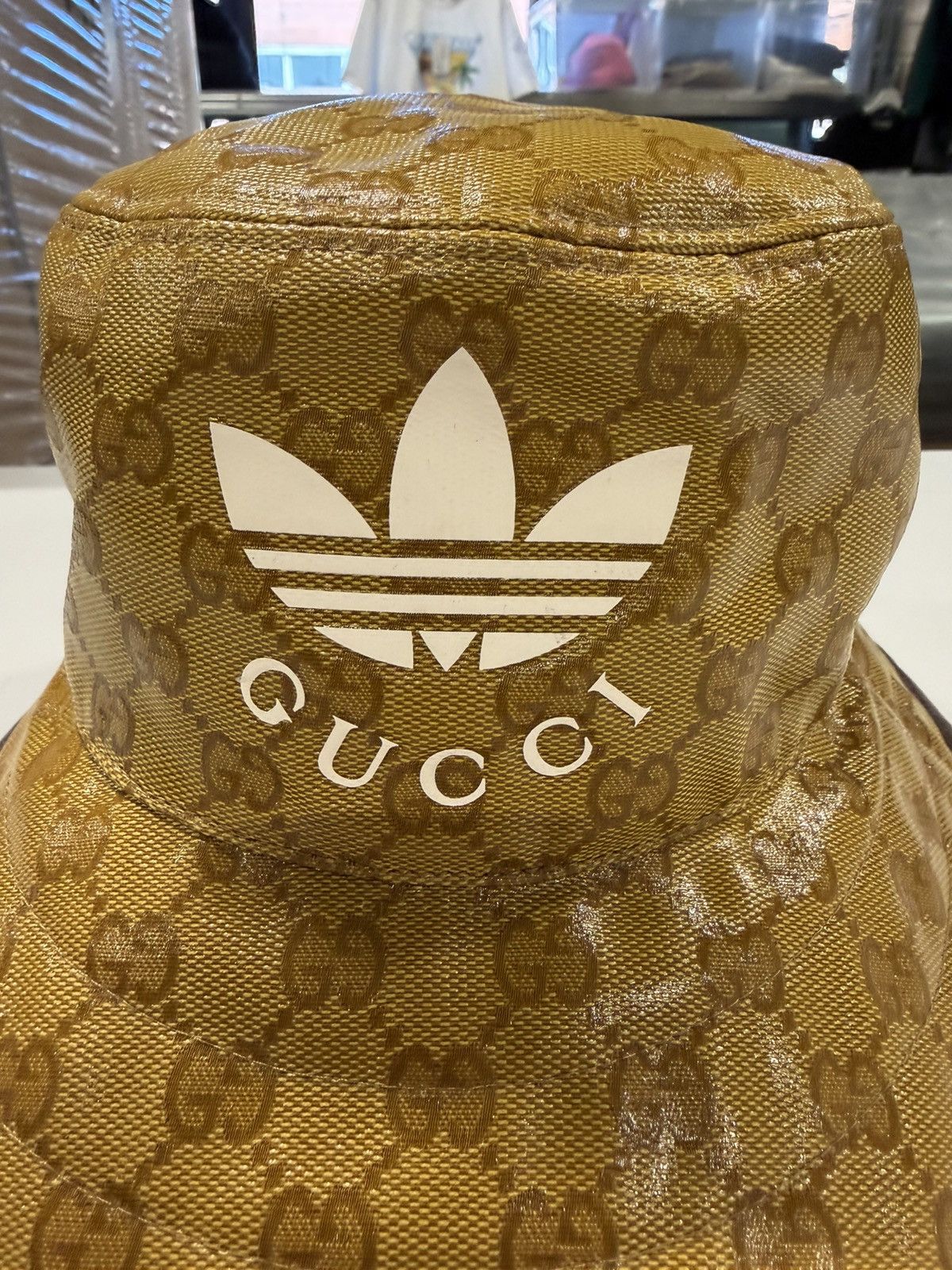Gucci Gucci x Adidas GG Bucket Hat NEW 600$ Size ONE SIZE - 2 Thumbnail