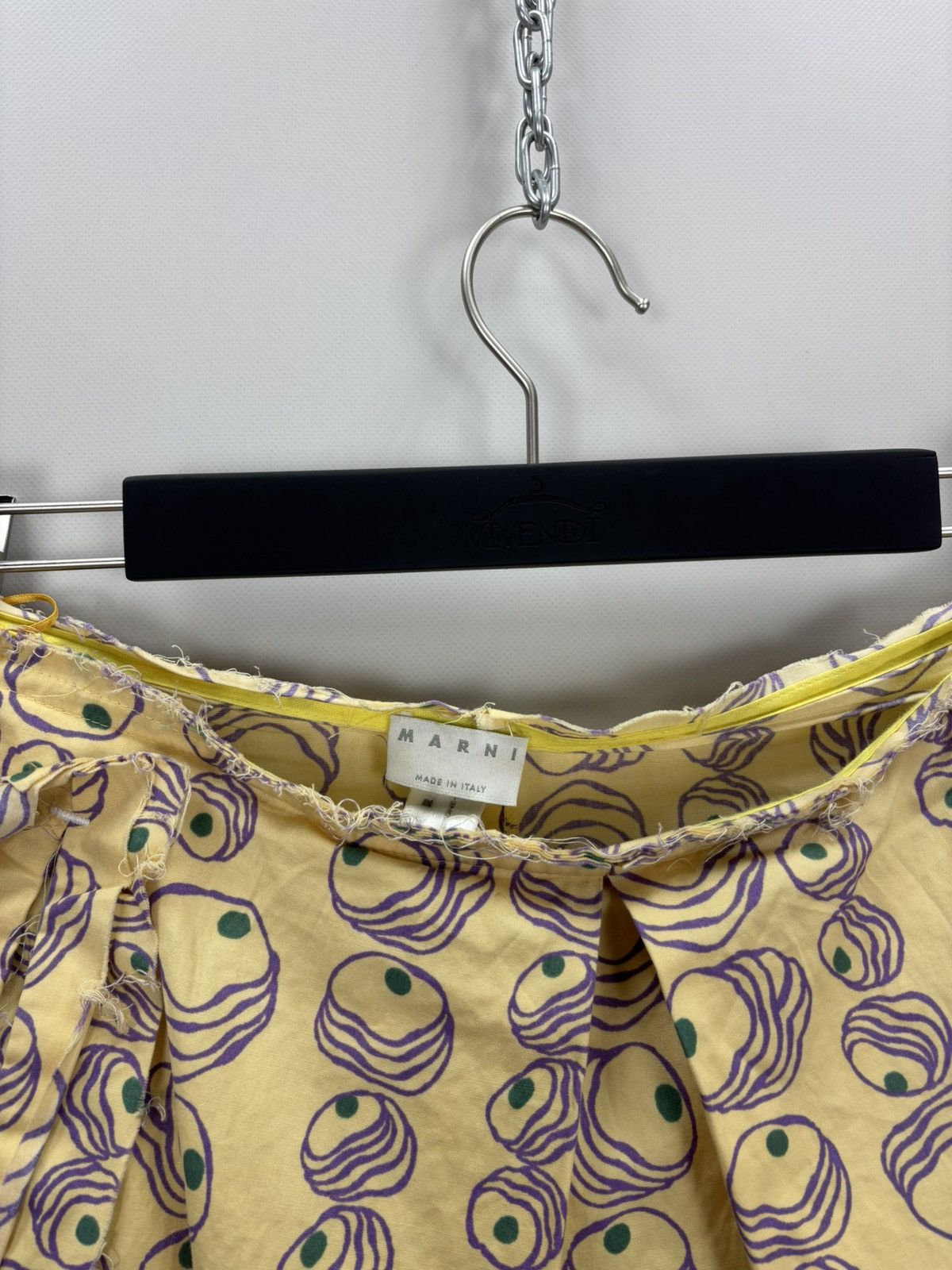Marni Womens skirt Marni Size 46 Color Yellow Size 32" / US 10 / IT 46 - 4 Thumbnail