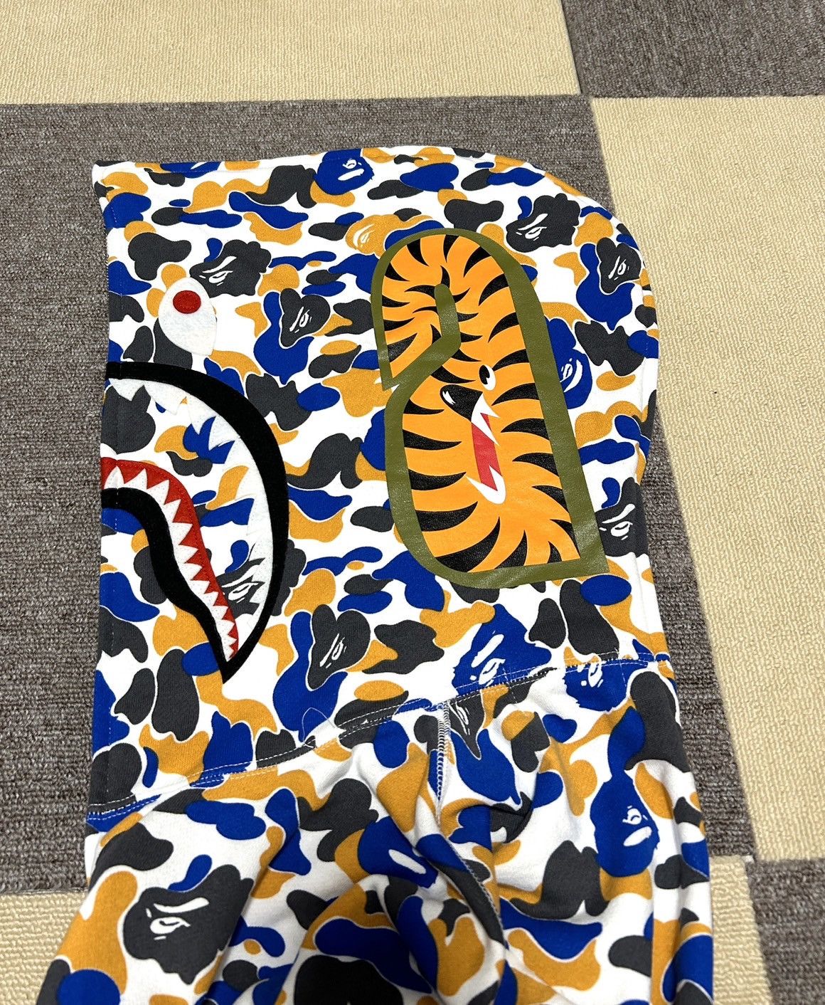 Bape Bape Japan Limited Color Camo Shark Zip Hoodie Size US XL / EU 56 / 4 - 7 Thumbnail
