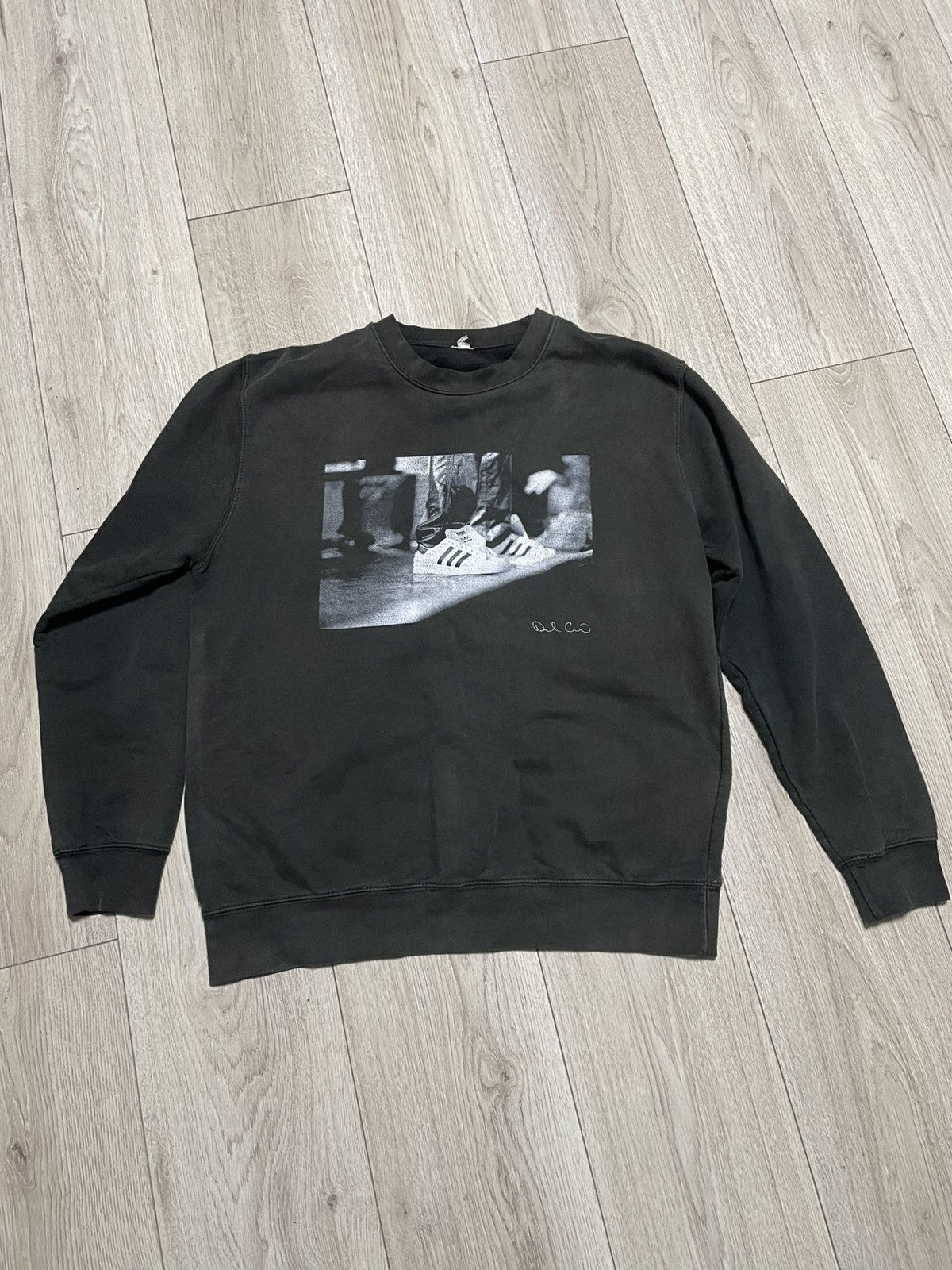 Band Tees × Vintage Vintage 90s Run DMC Adidas David Corio Photo Sweatshirt Size US L / EU 52-54 / 3 - 2 Thumbnail