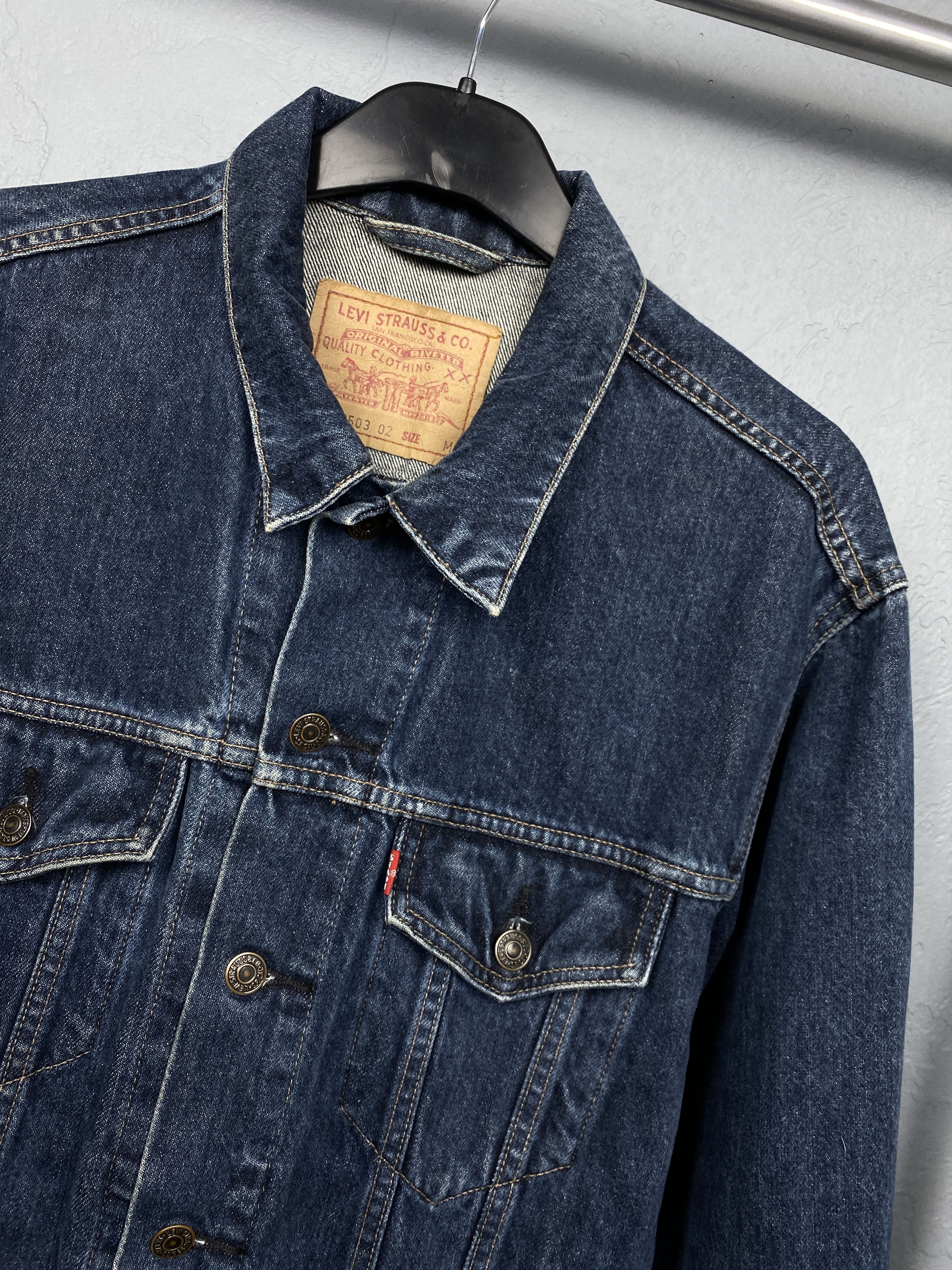 Levi's Levi's Vintage Mens Denim Jacket Y2K Jeans Size US M / EU 48-50 / 2 - 2 Thumbnail