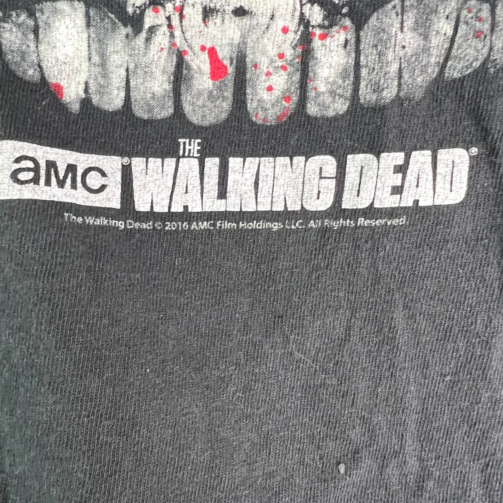 Delta The Walking Dead Skull T Shirt Mens XL Black Graphic Tee Size US XL / EU 56 / 4 - 3 Thumbnail