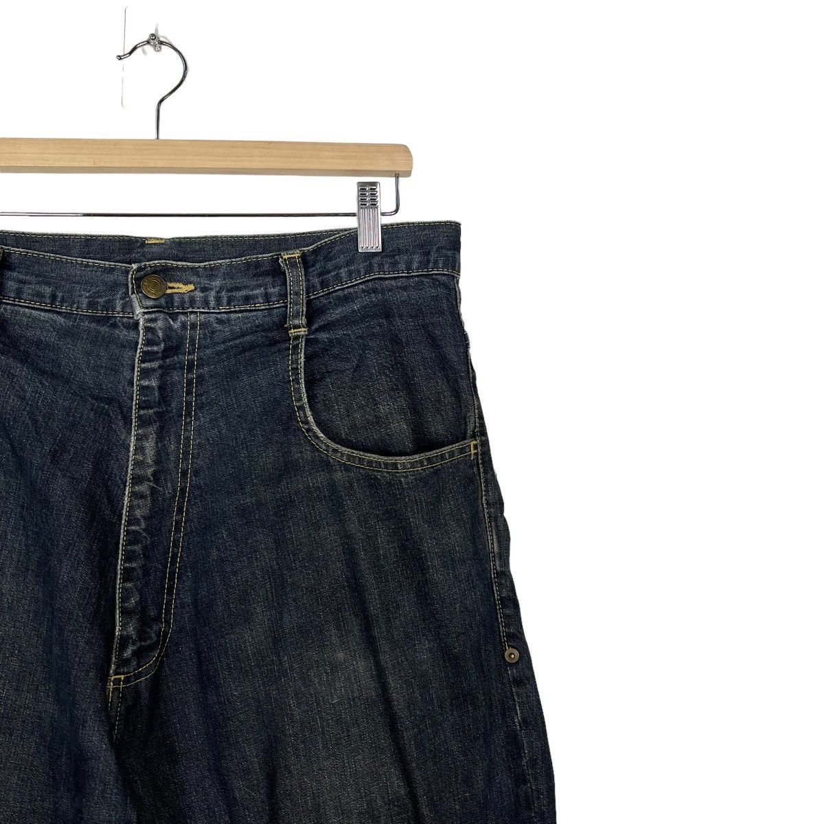 Frapbois × Issey Miyake 🔥 FLARE FRABOIS ASYMETRICAL DENIM Size US 34 / EU 50 - 5 Thumbnail