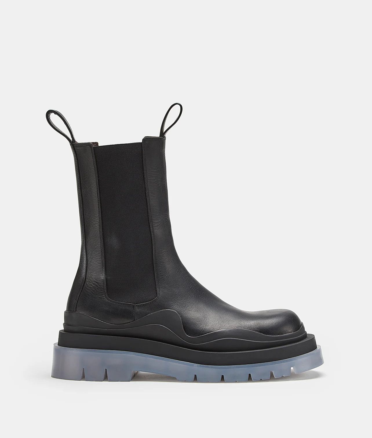 Bottega Veneta o1n1vont1224 Tire Boots in Black Size US 9.5 / IT 39.5 - 1 Thumbnail