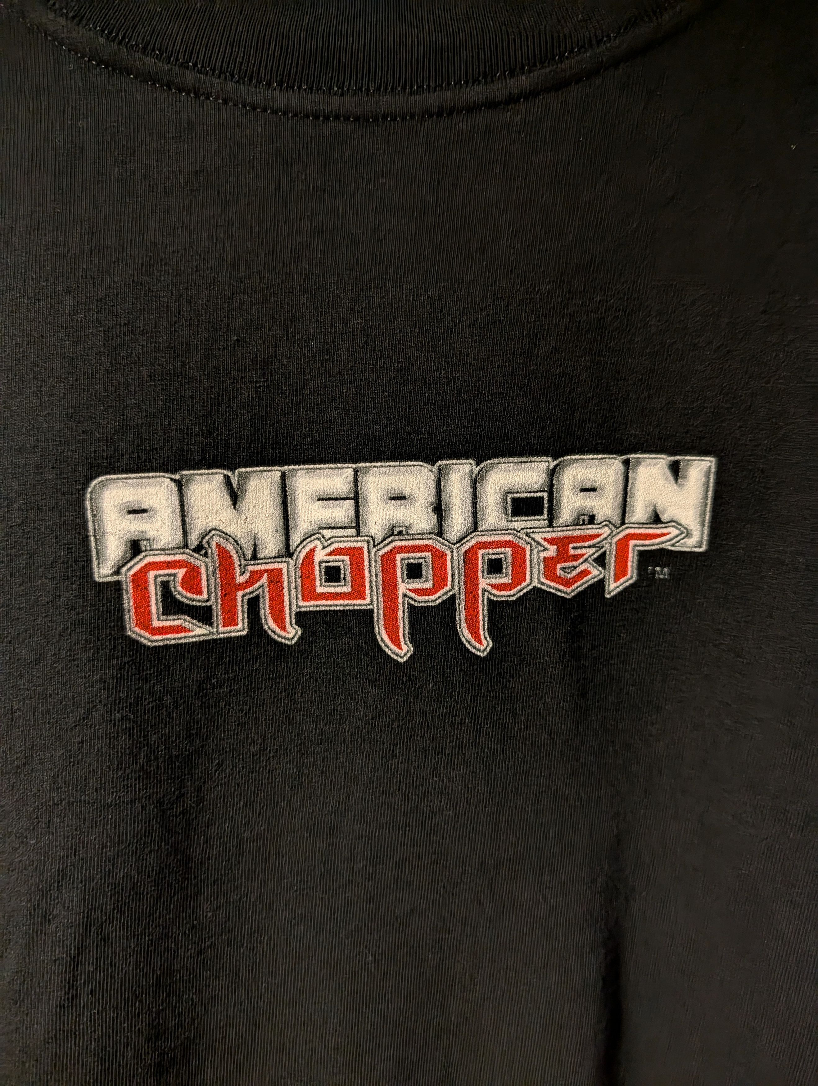 Harley Davidson Vintage Y2K American Choppers Fire Bike Flames T-Shirt Size US XXL / EU 58 / 5 - 4 Thumbnail