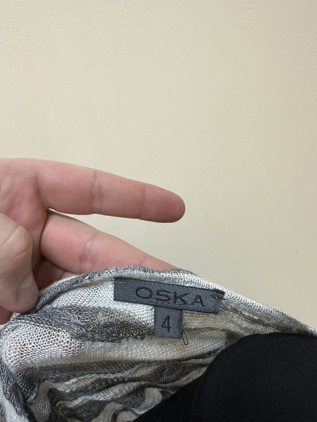 Japanese Brand × OSKA T-shirt Long Sleeve Oska 4 505 Linen Size XL / US 12-14 / IT 48-50 - 7 Thumbnail