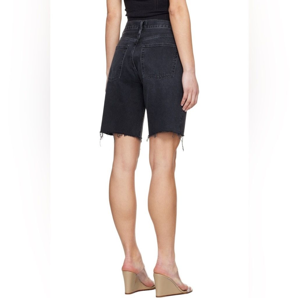 Agolde 🖤 AGOLDE Black Bermuda Denim Shorts – Y2K 90s Vibes 🖤 Size 42" / US 20 - 1 Thumbnail