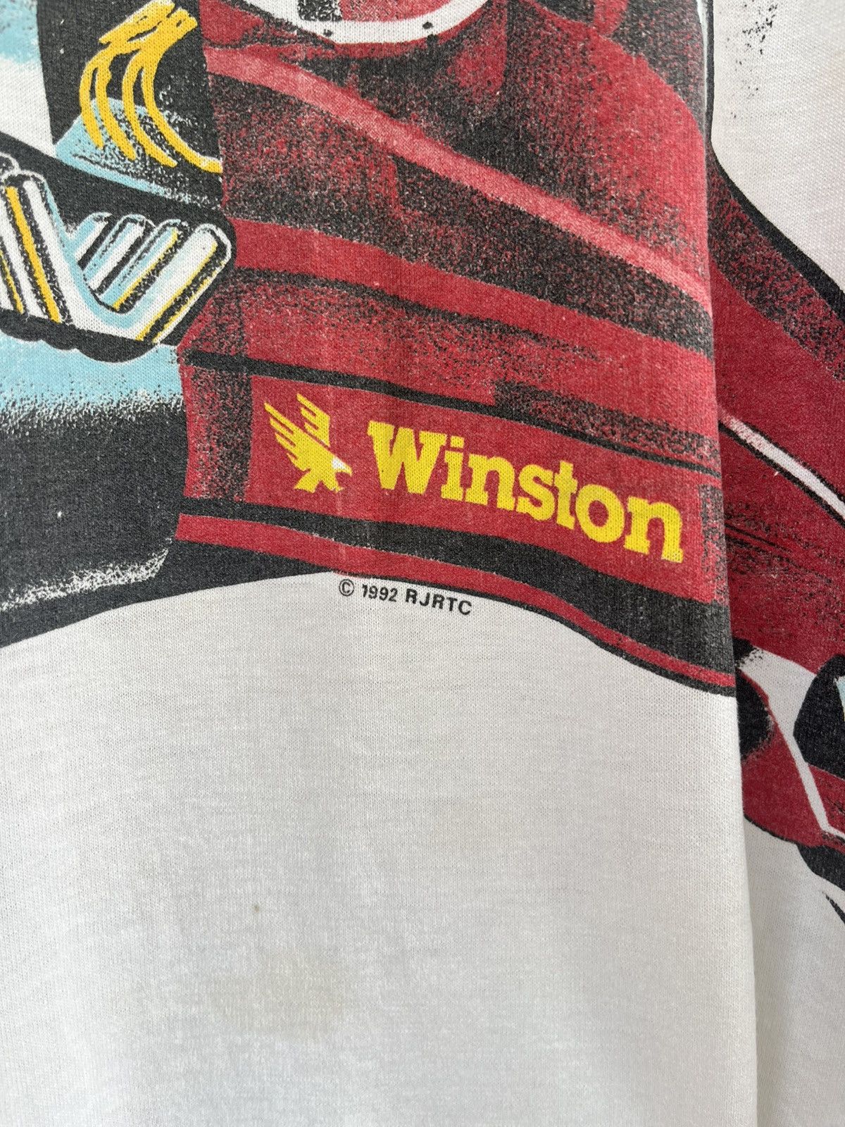 Vintage winston racing tee 1992s’ Size US L / EU 52-54 / 3 - 3 Thumbnail