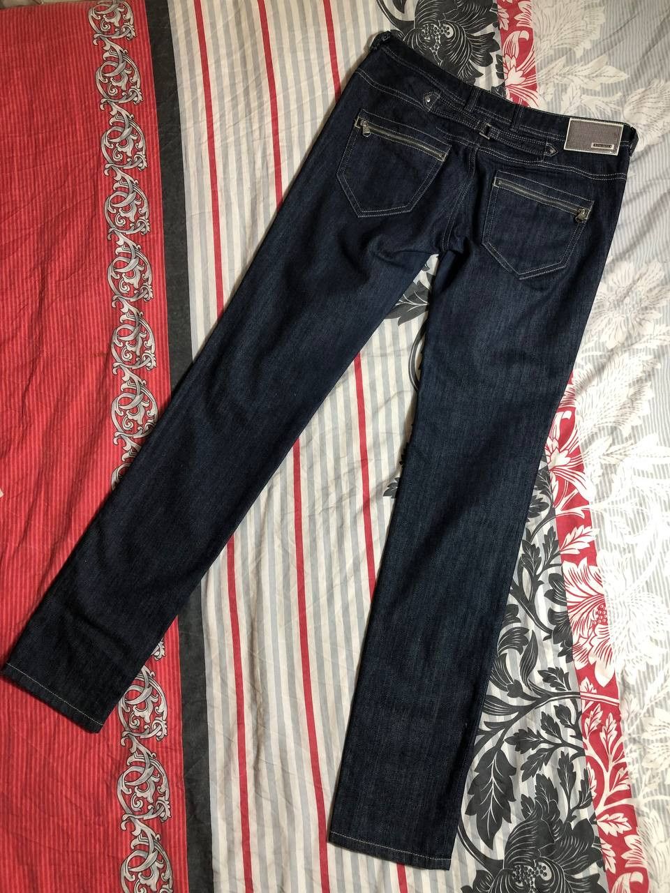 Diesel × Vintage Vintage Y2K Diesel Washed Distressed Denim Jeans Slim Size US 30 / EU 46 - 8 Thumbnail