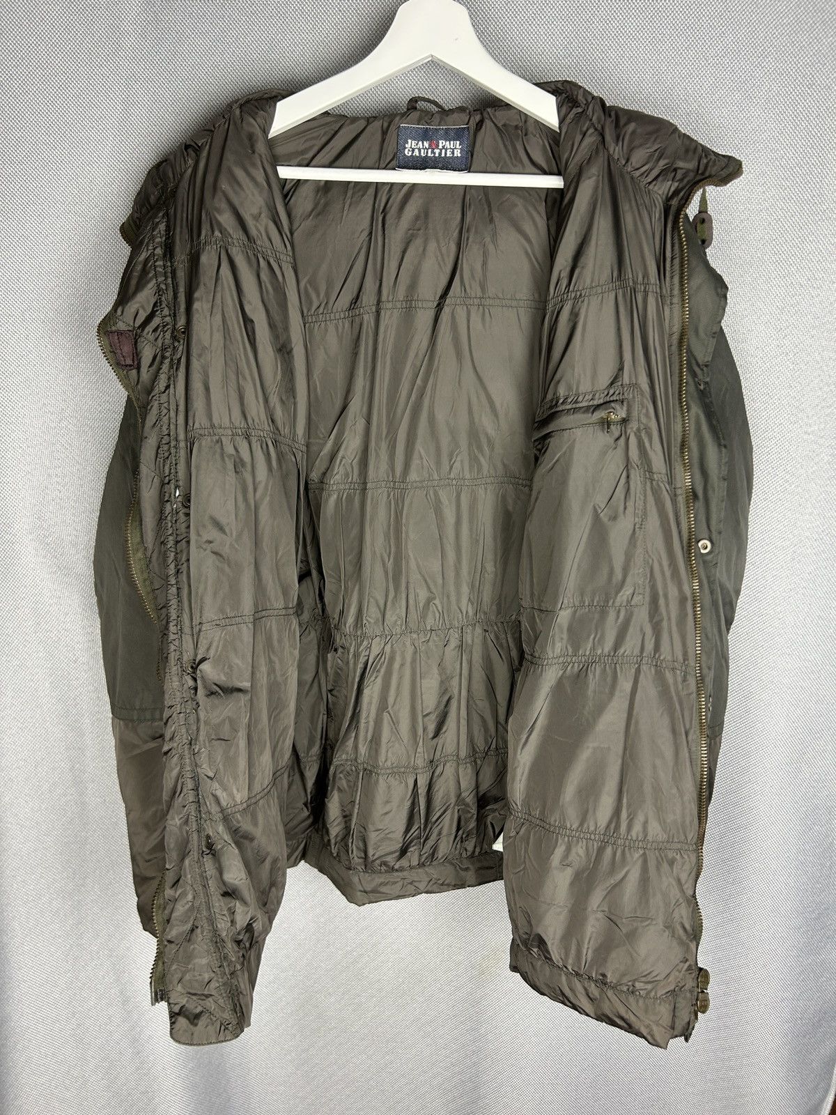 Jean Paul Gaultier Vintage Jean Paul Gaultier JPG Logo Nylon Parka Jacket Coat Size US L / EU 52-54 / 3 - 6 Thumbnail
