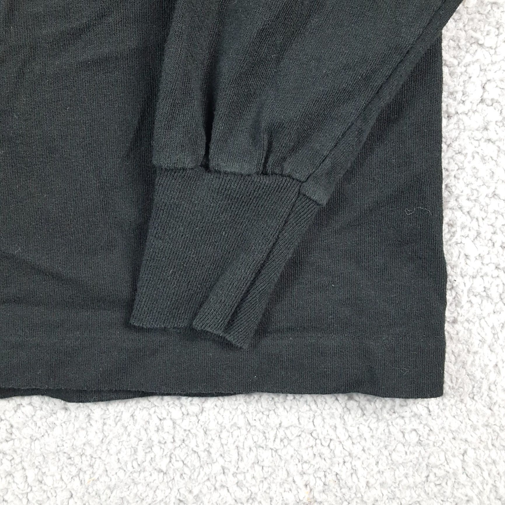 Fruit Of The Loom VINTAGE Carolina Panthers T-Shirt Long Sleeve XS Black Crew Neck 1990s School Football Baseball Collegiate Embroidered Logo Men Size US XS / EU 42 / 0 - 4 Thumbnail