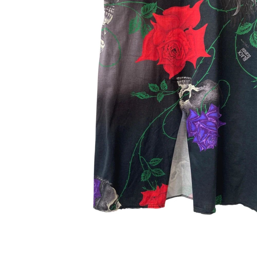 Yohji Yamamoto BLACK Scandal Yohji Yamamoto/ 18SS Skull Rose T-shirt Size US L / EU 52-54 / 3 - 4 Thumbnail