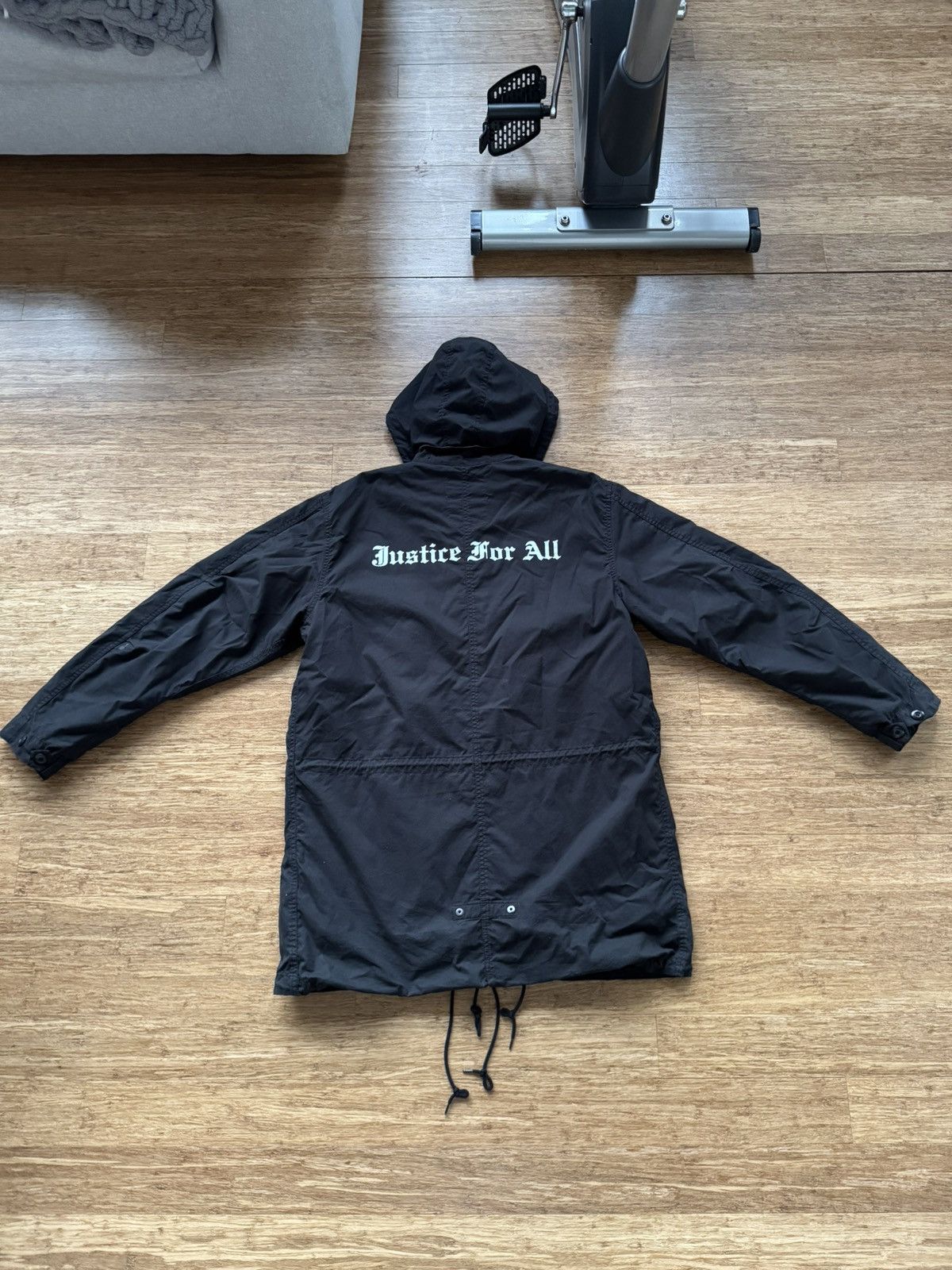 Supreme Justice For All Fishtail Parka | Grailed