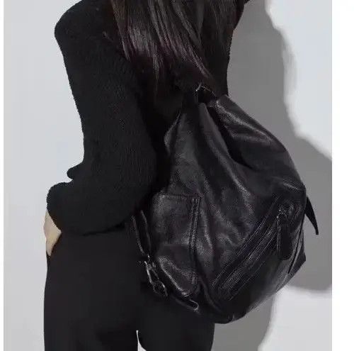 VIBE PU Leather Shoulder Bag Size ONE SIZE - 4 Thumbnail